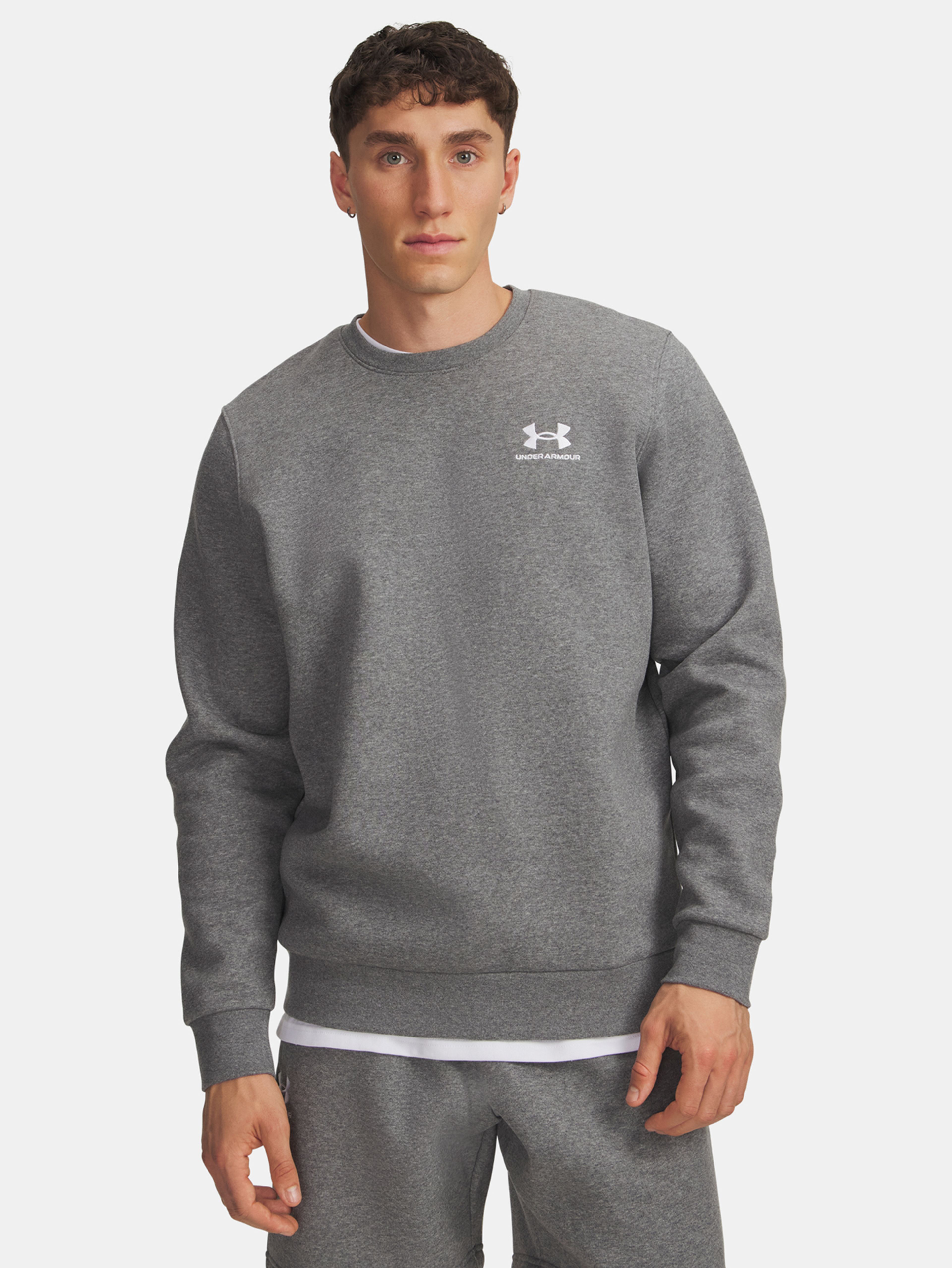 Férfi felső Under Armour UA Essential Fleece Crew