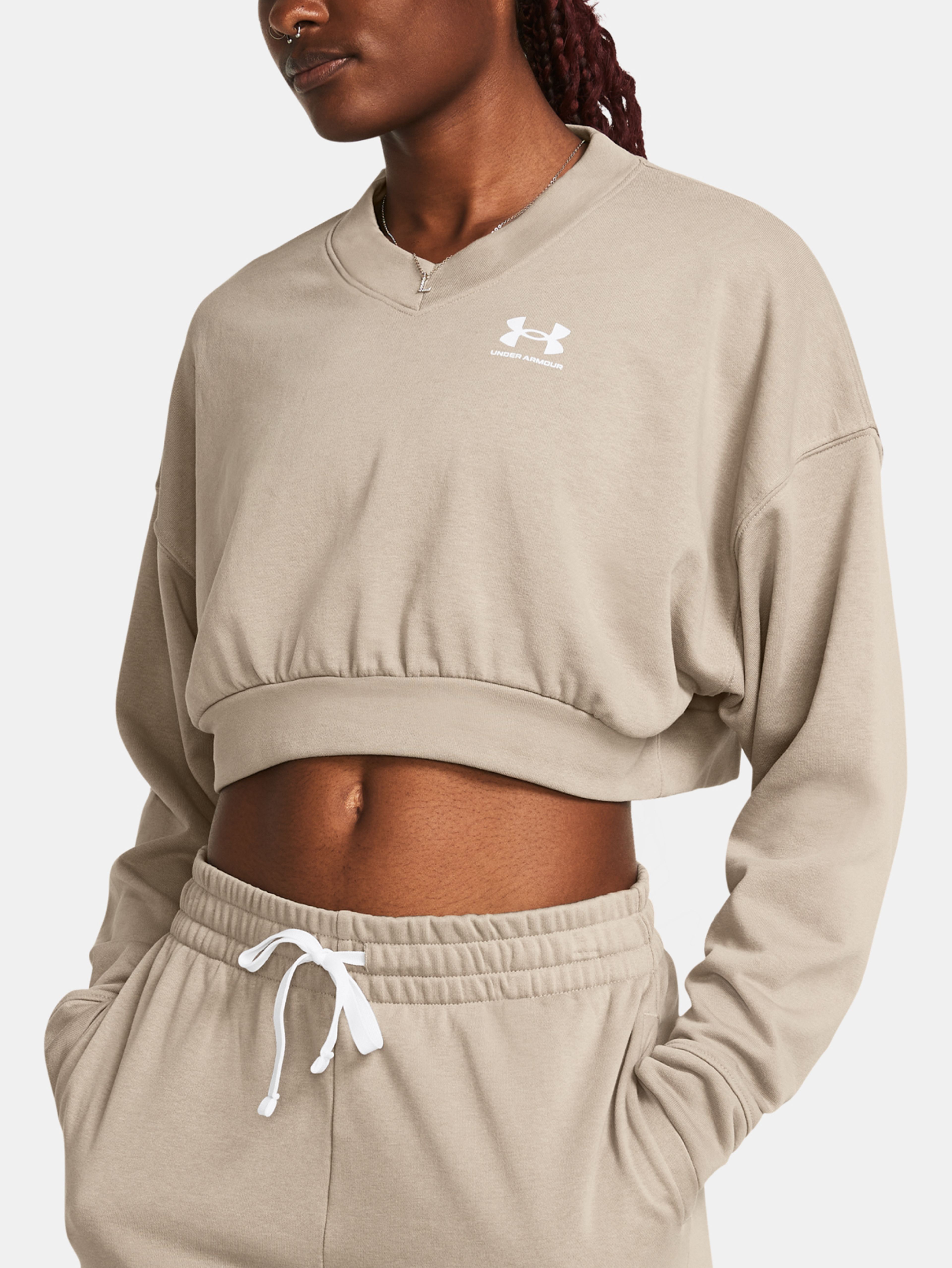 Női felső Under Armour UA Rival Terry OS Crop Crw