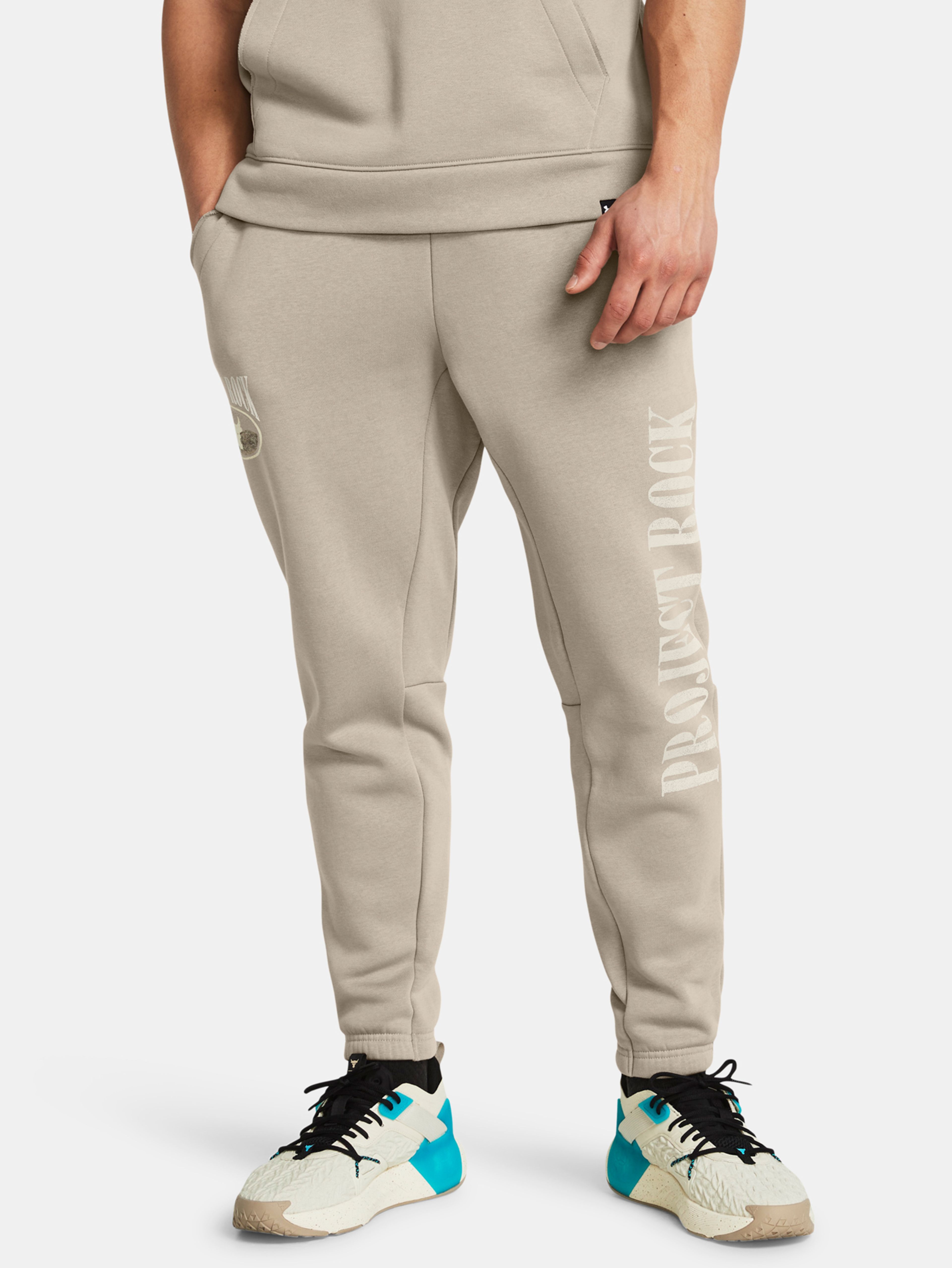 Férfi melegítők Under Armour Pjt Rock Icon Fleece Jogger