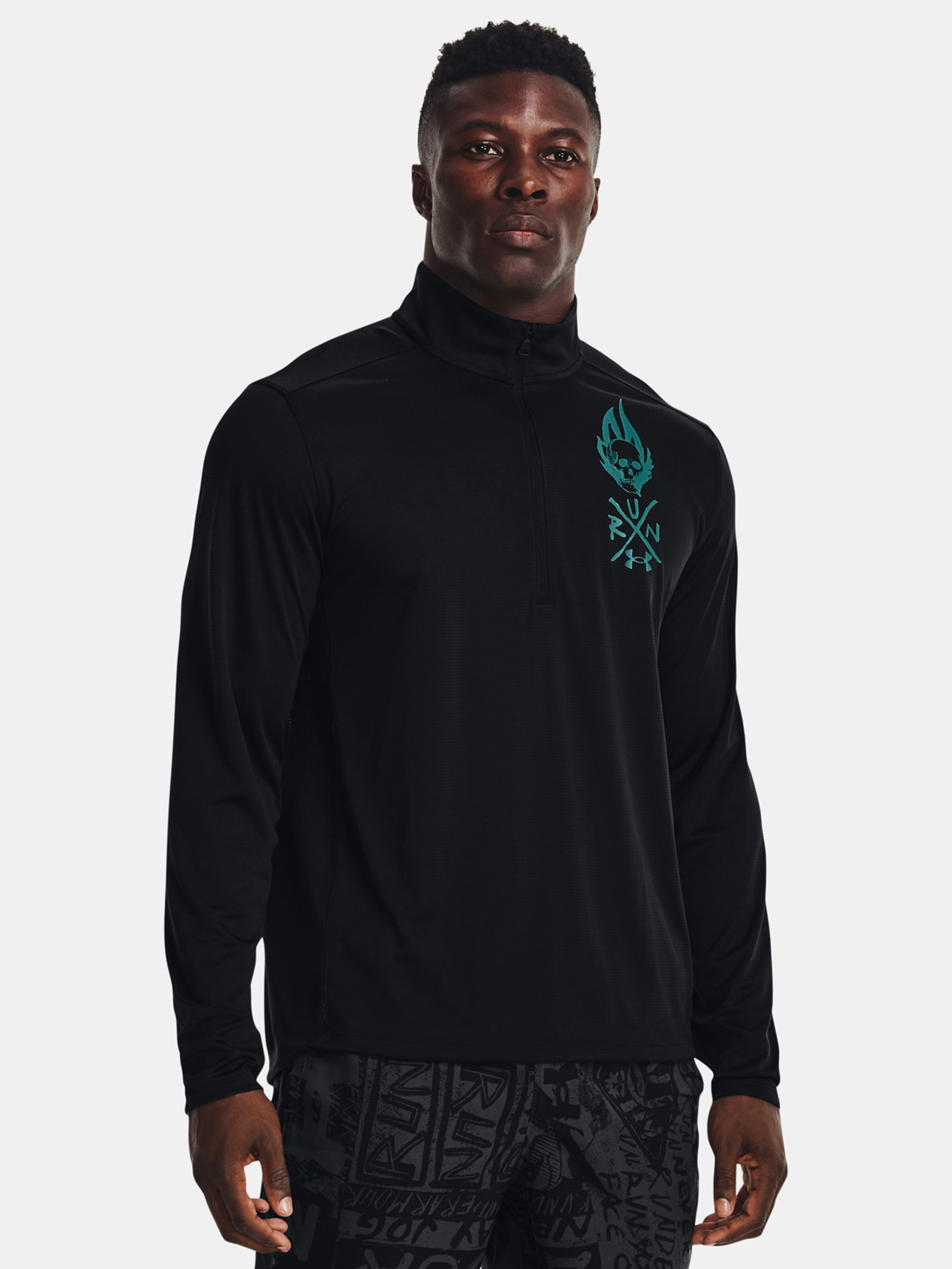 Férfi póló Under Armour UA Destroy All Miles 1/2 Zip