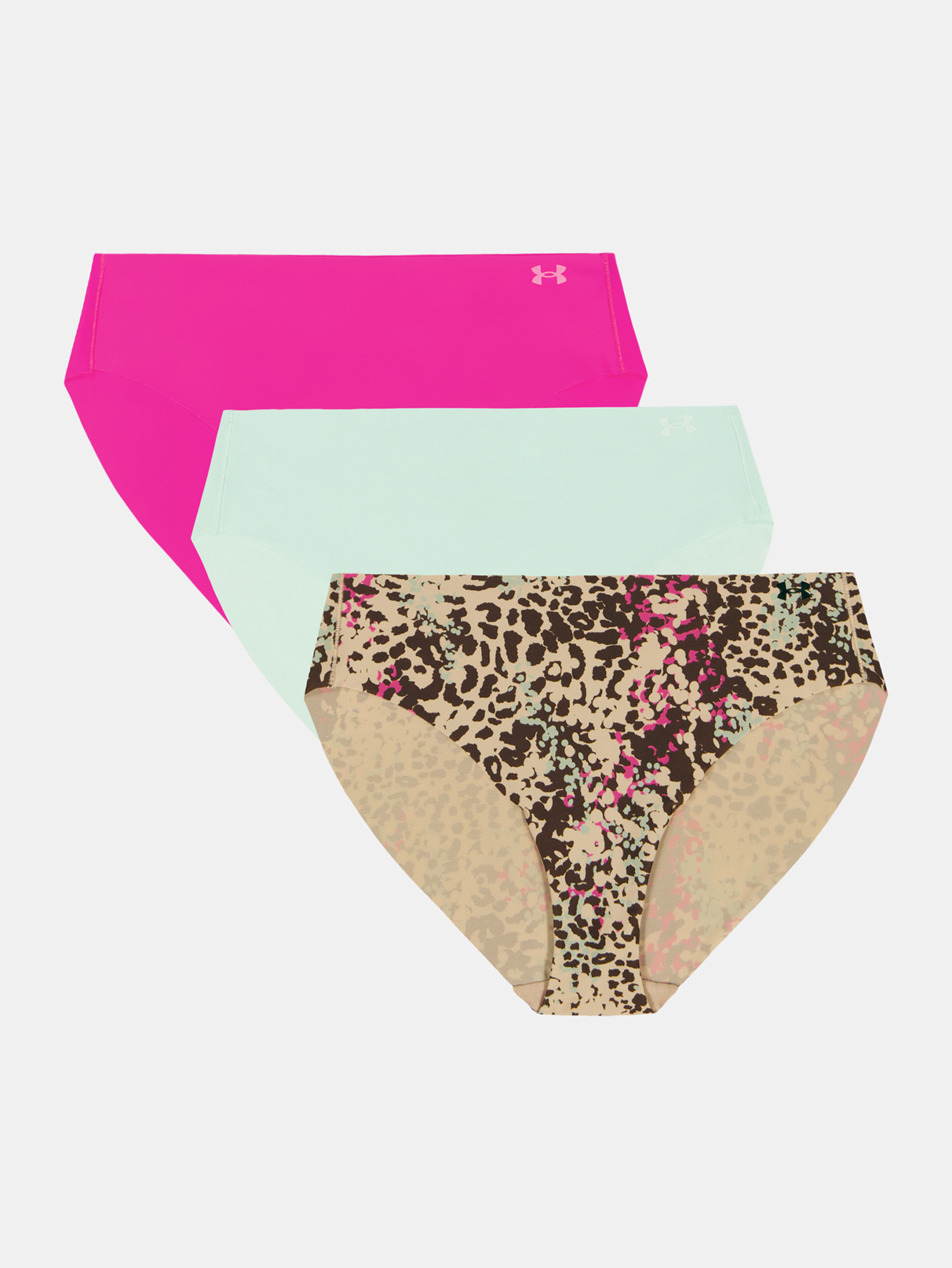 Női bugyi Under Armour Ua Pure Stretch No Show Bikini-Print - 3pk