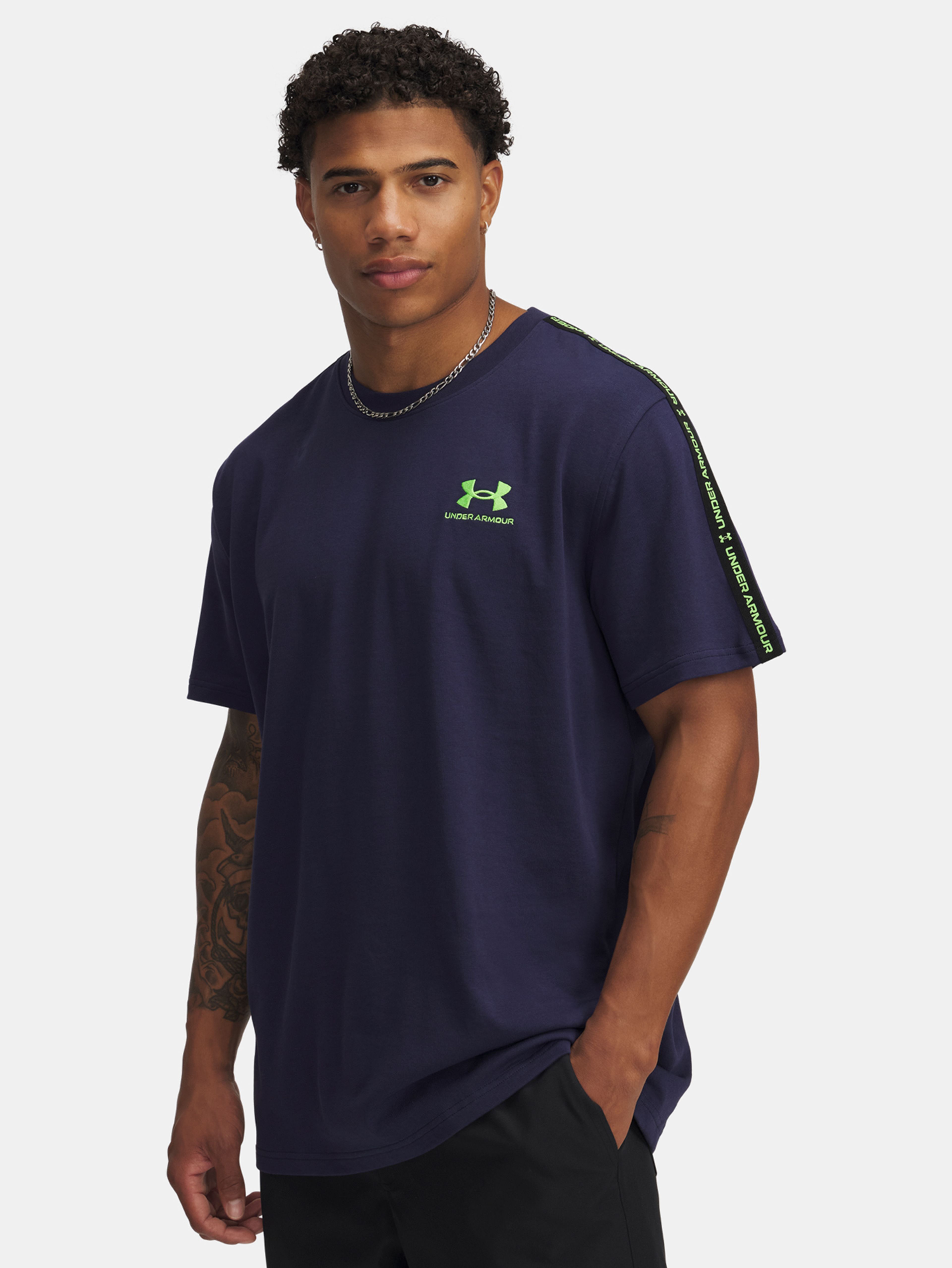 Férfi póló Under Armour UA Icon HWT Tee Taping