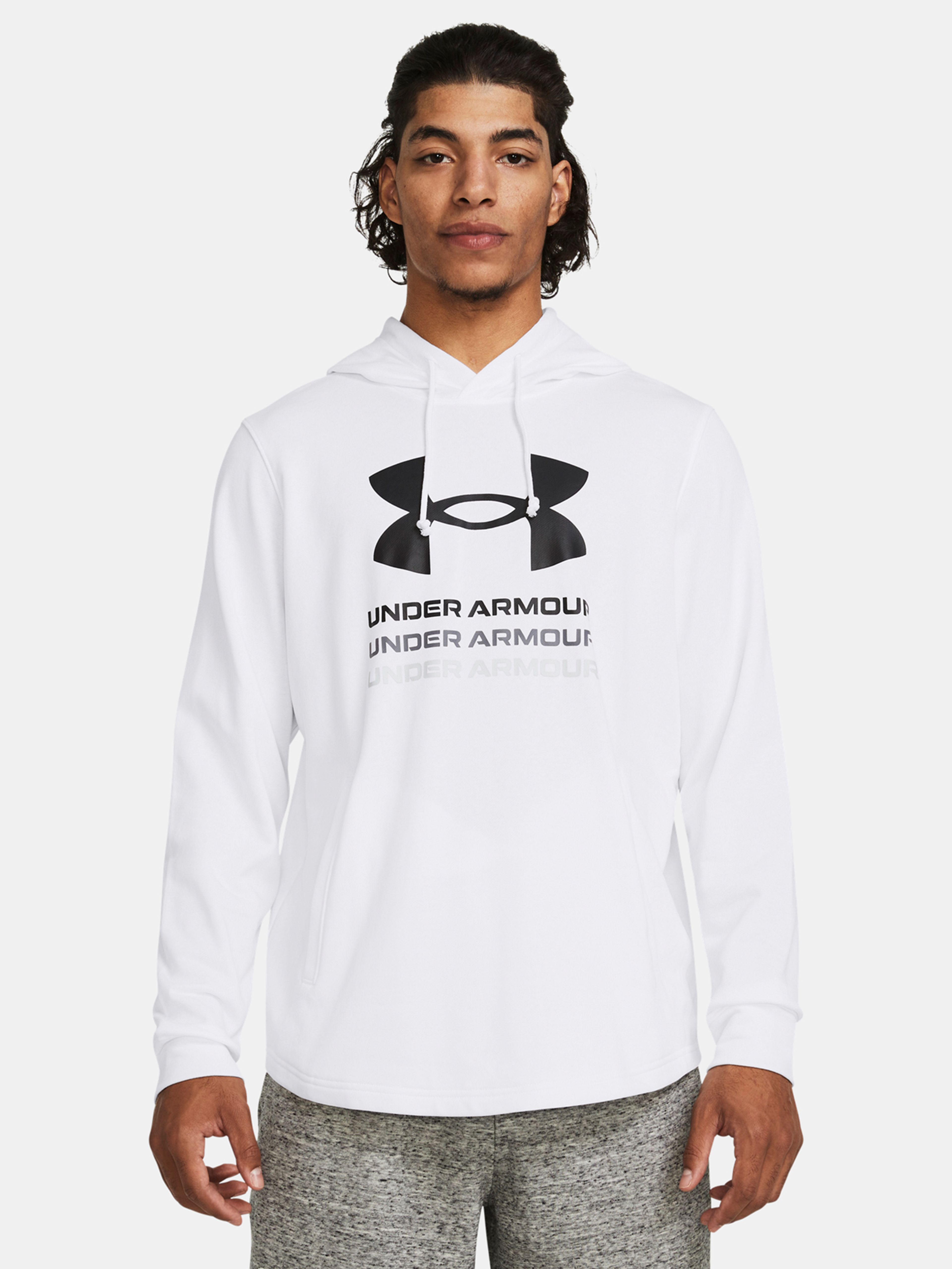 Férfi felső Under Armour UA Rival Terry Graphic Hood