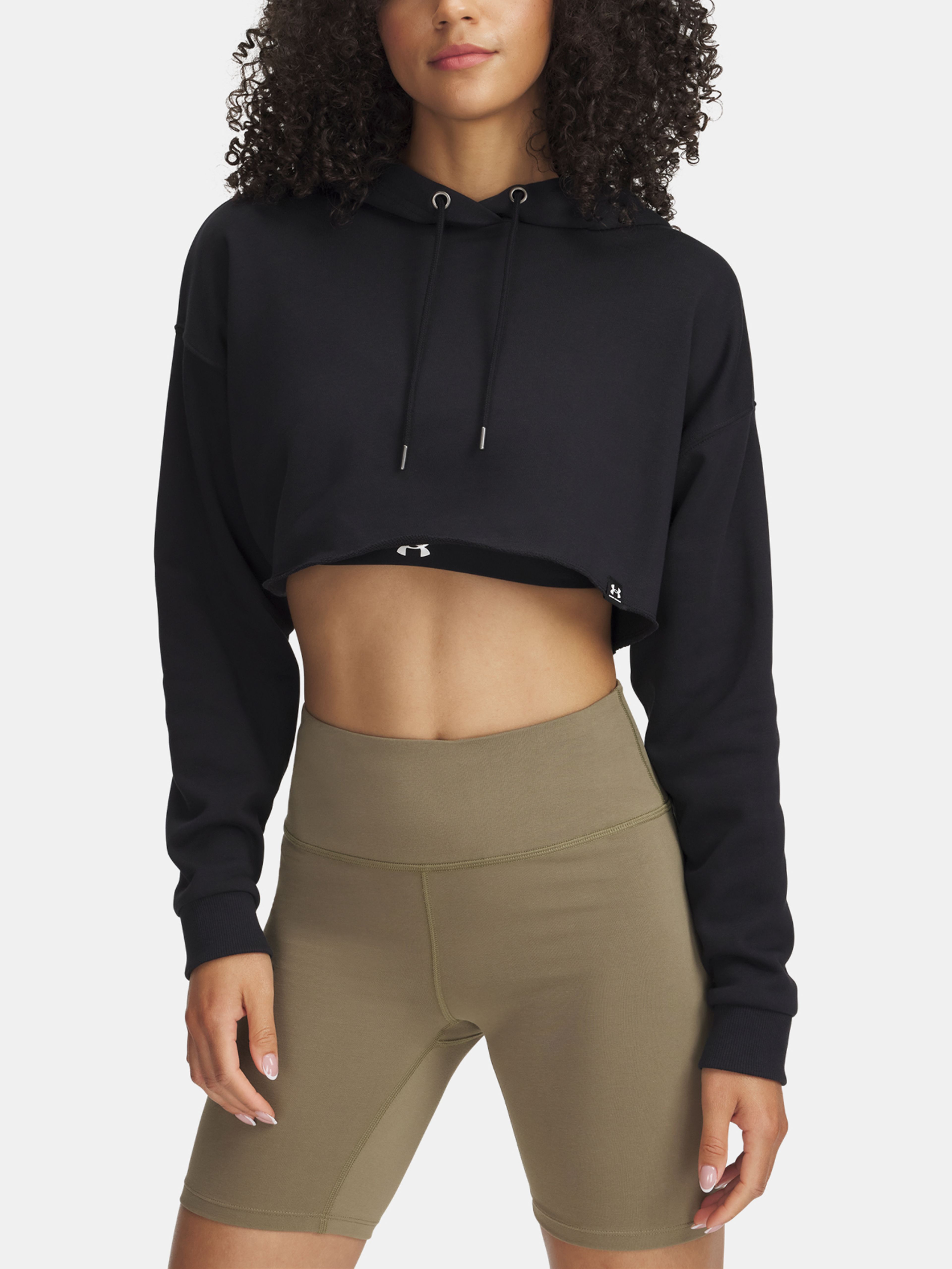 Dámska mikina Under Armour UA Icon Terry Crop Hoodie