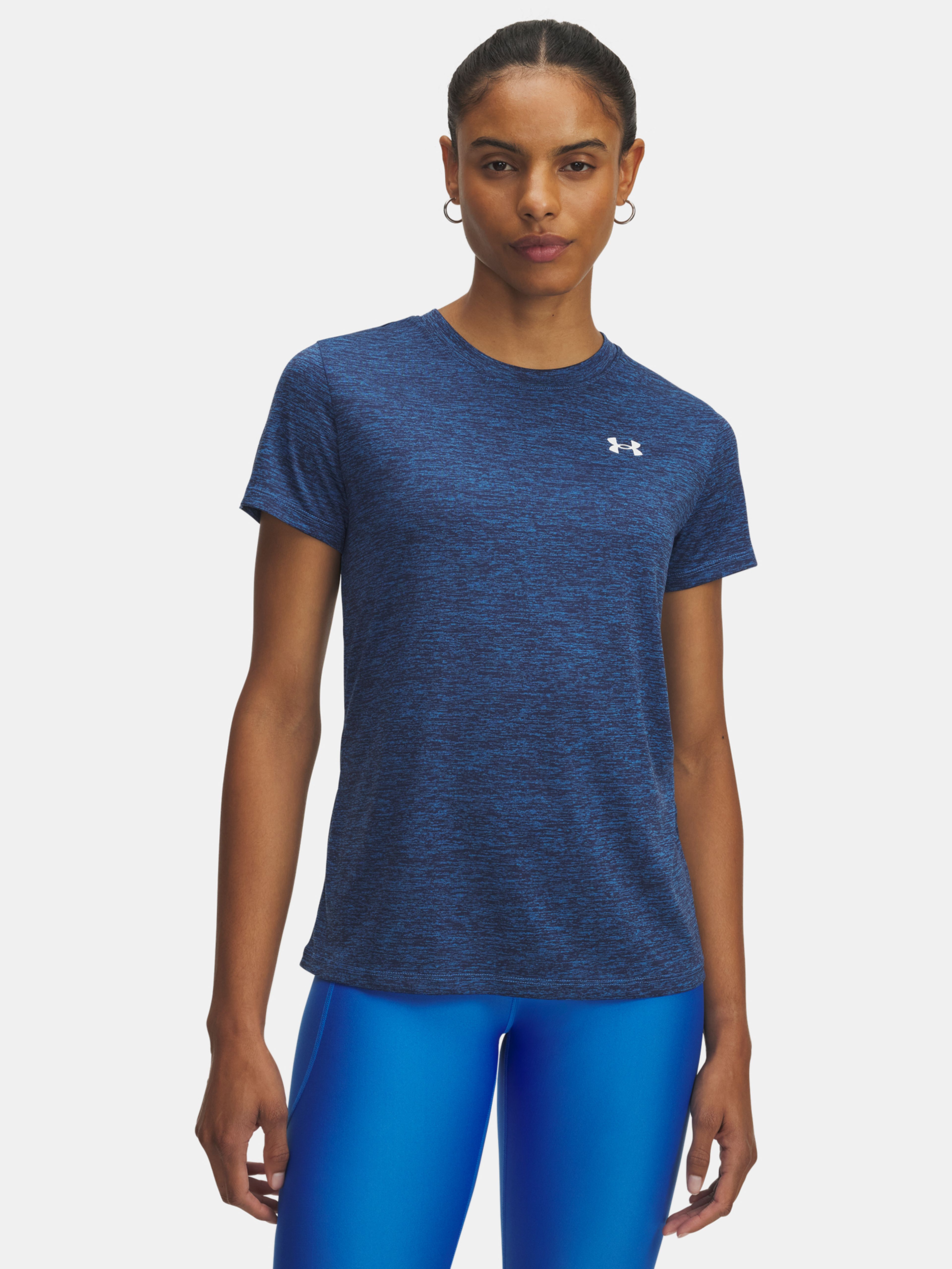 Dámske tričko Under Armour Tech SSC- Twist-BLU
