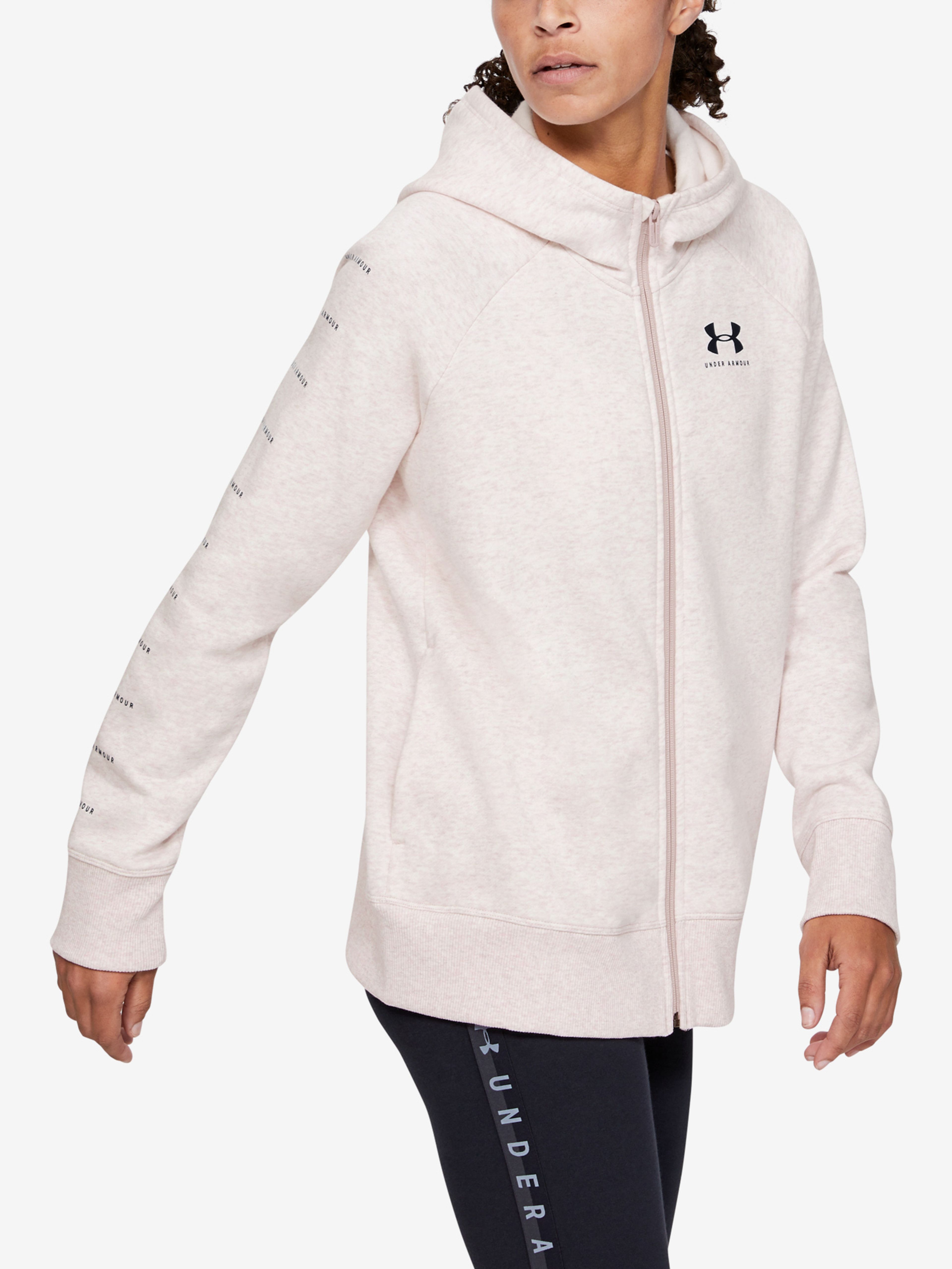 Női felső Under Armour RIVAL FLEECE SPORTSTYLE LC SLEEVE GRAPHI