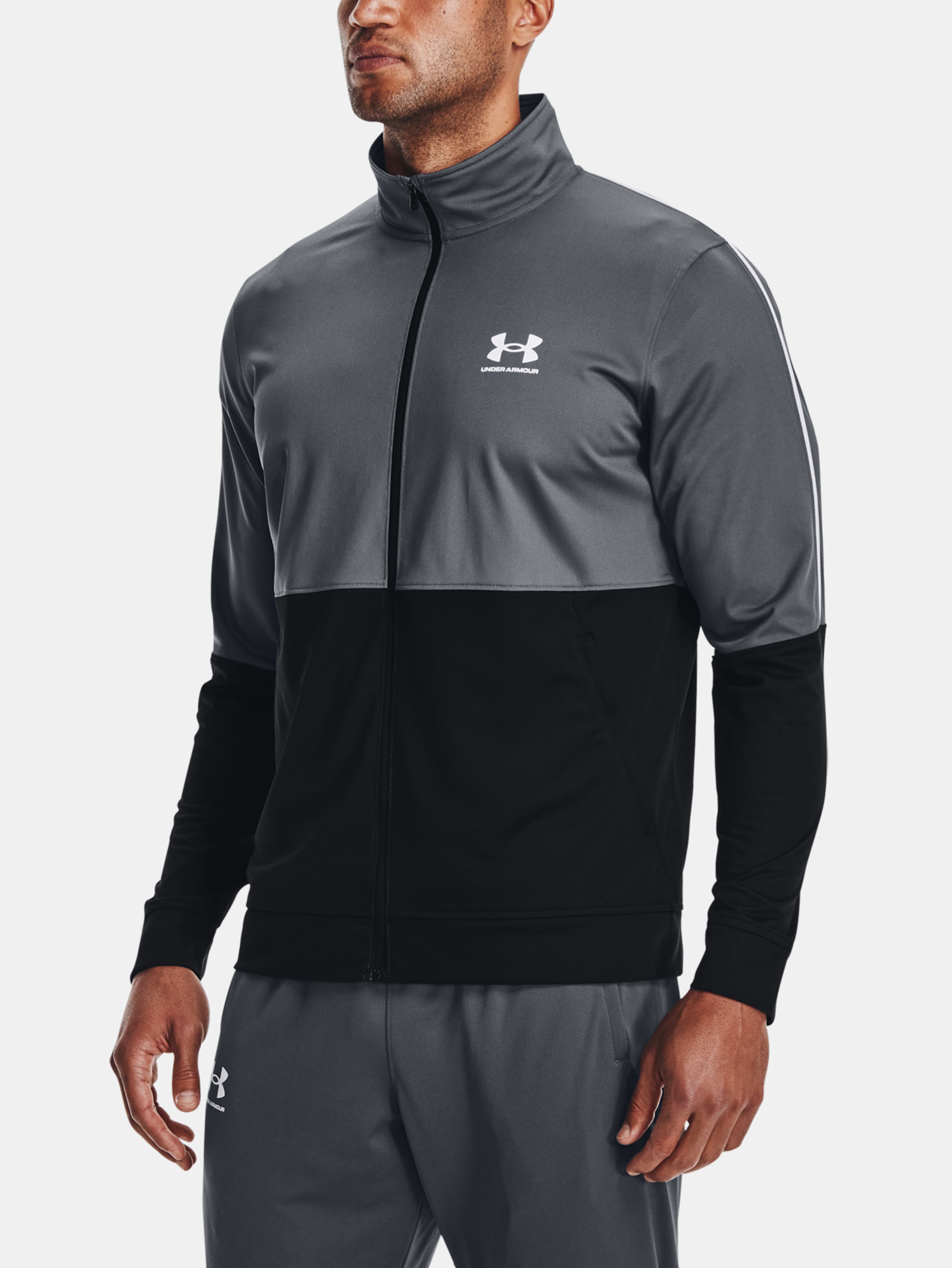 Férfi dzseki Under Armour PIQUE TRACK JACKET