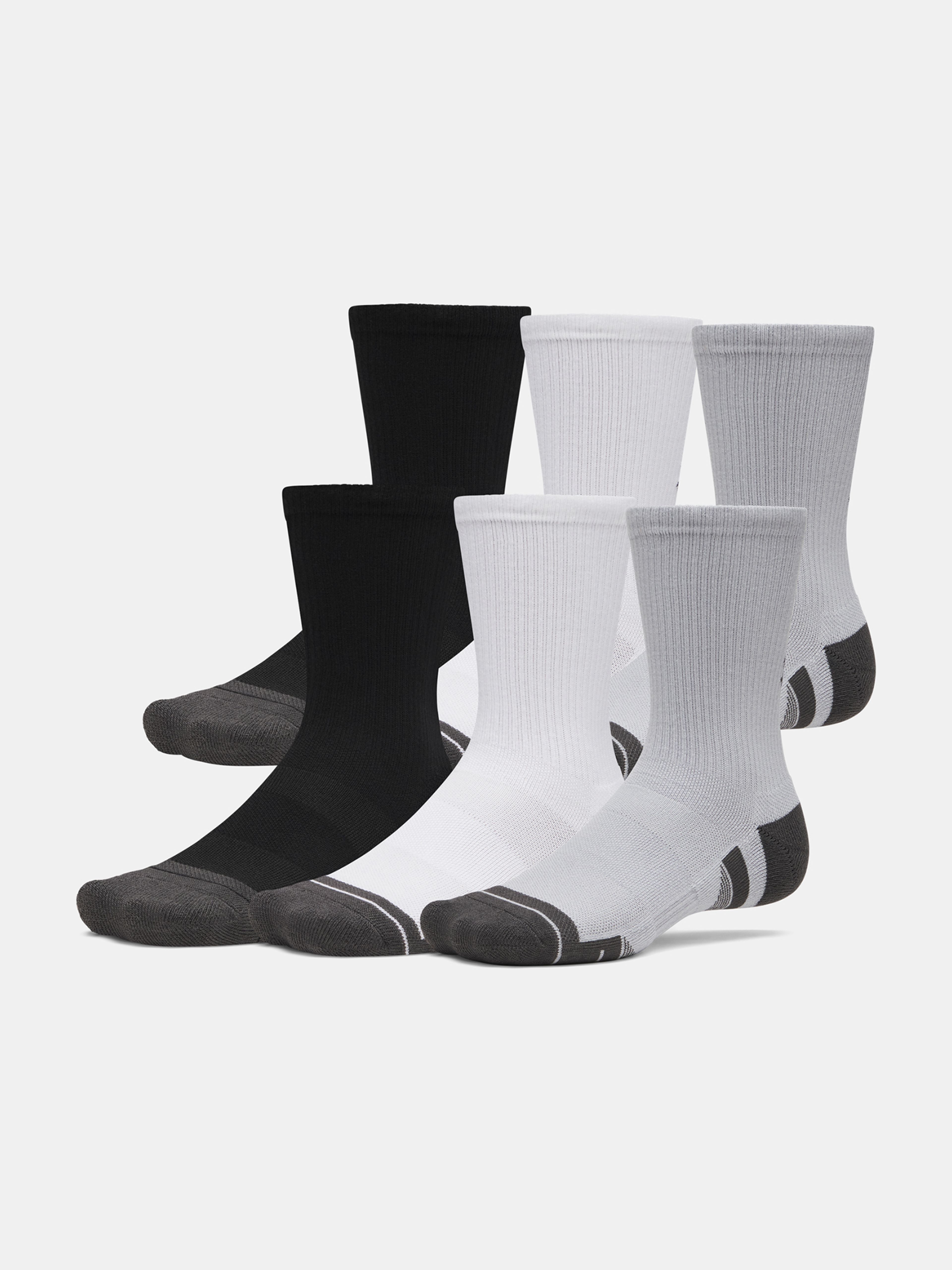 Unisex zokni Under Armour New Unisex Perf Tech 6pk Crw - 001