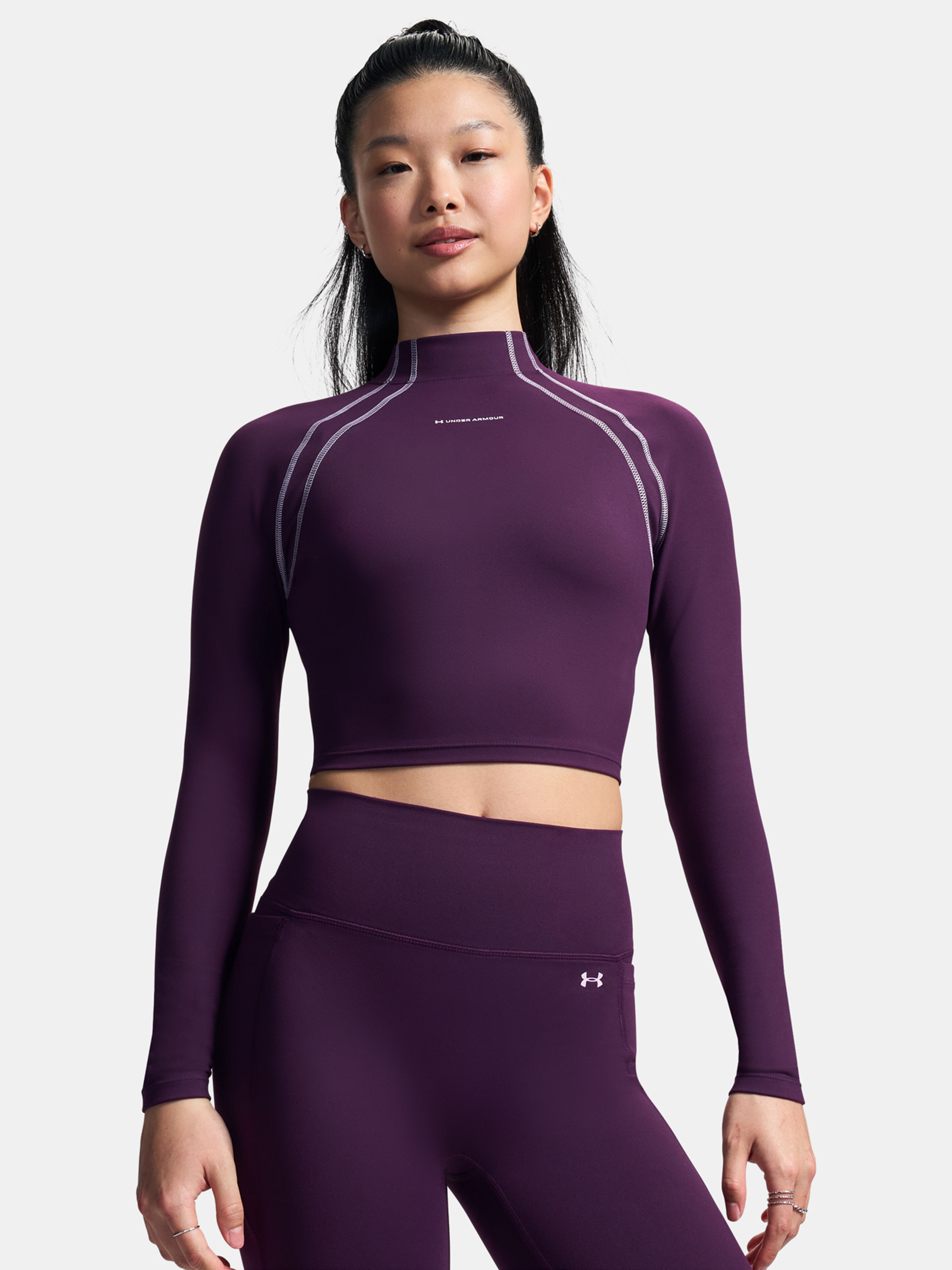 Sieviešu t-krekls Under Armour Motion LS Mock - 001