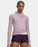 Dámské tričko Under Armour UA Velociti Half Zip-Růžová - 004