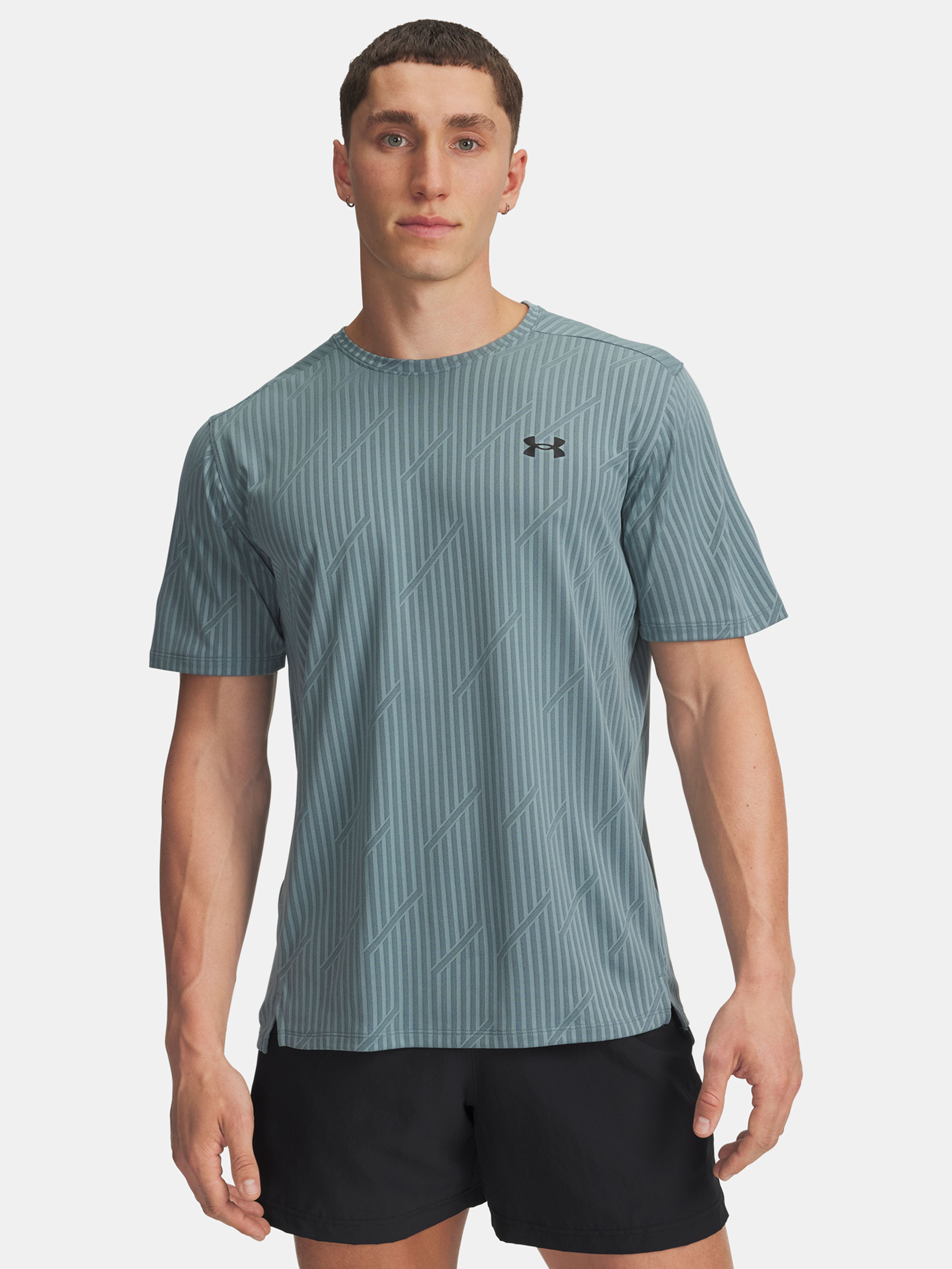 Férfi póló Under Armour UA Tech Vent Jacquard-BLU