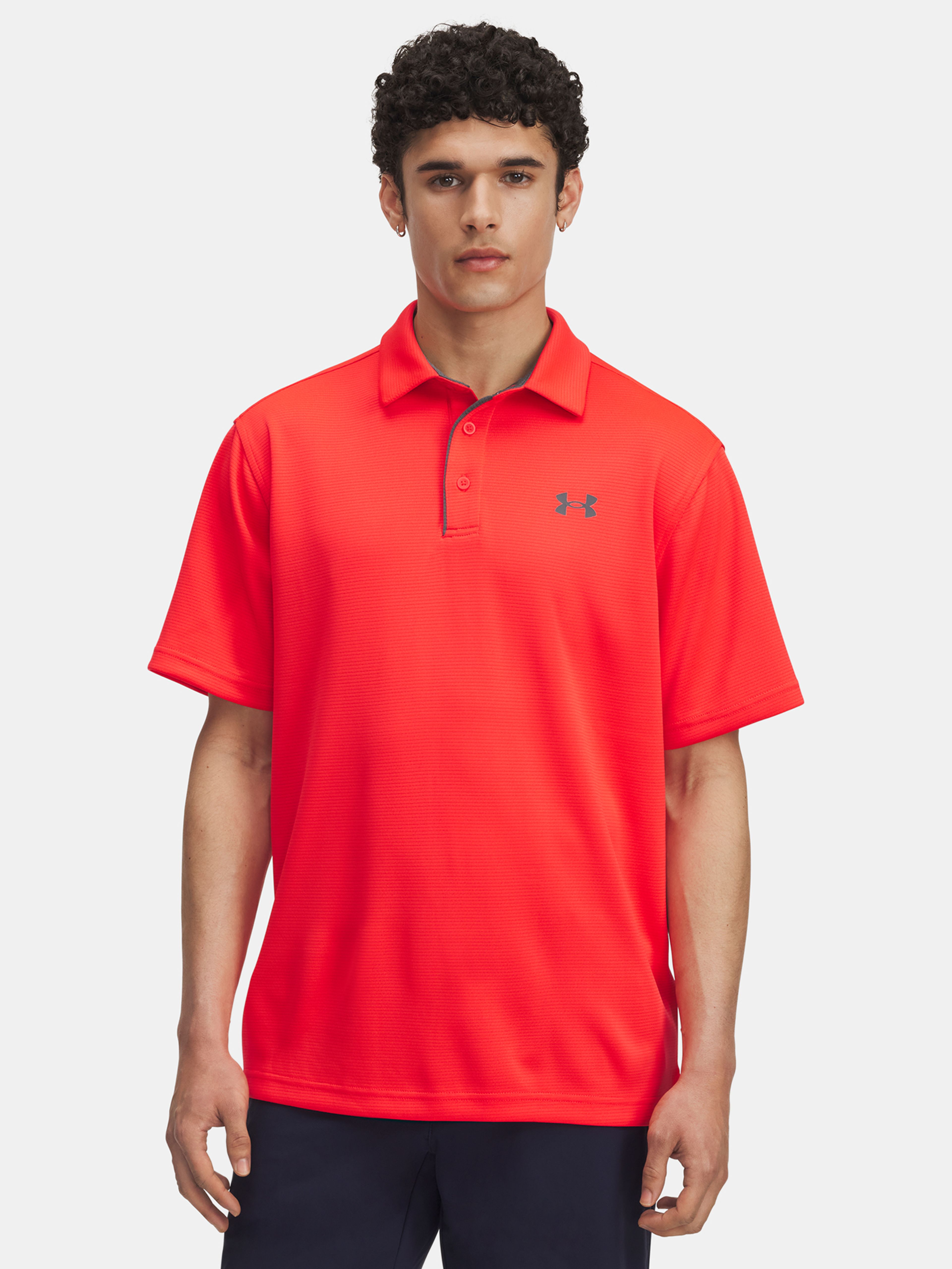 Férfi póló Under Armour Tech Polo-RED