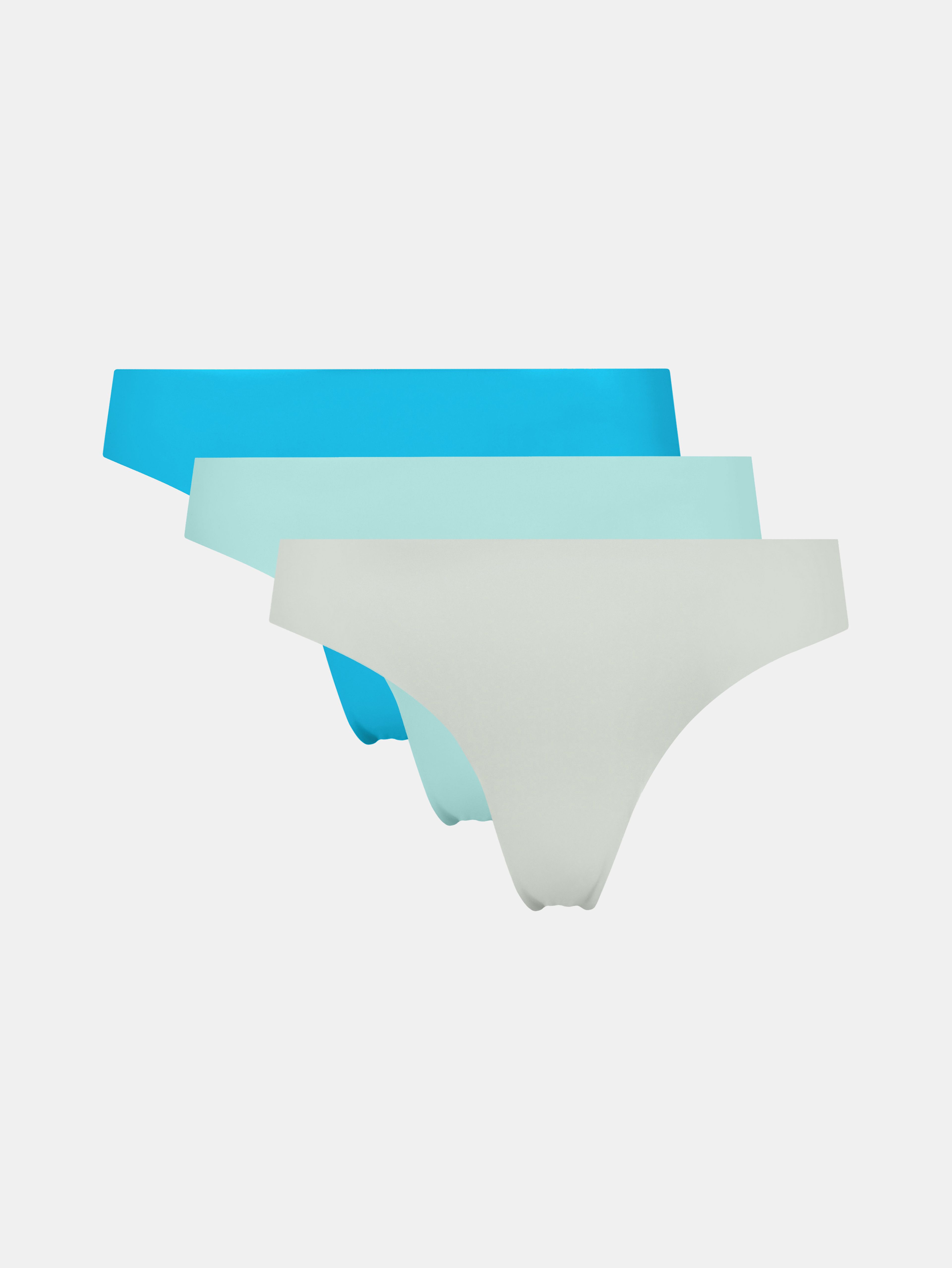 Naiste aluspüksid Under Armour Ua Essen Stretch No Show Thong-Solid - 3pk - 001