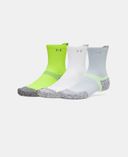 Unisex kojinės Under Armour UA AD Run Cushion Crew (3pk)-Pilka - 004