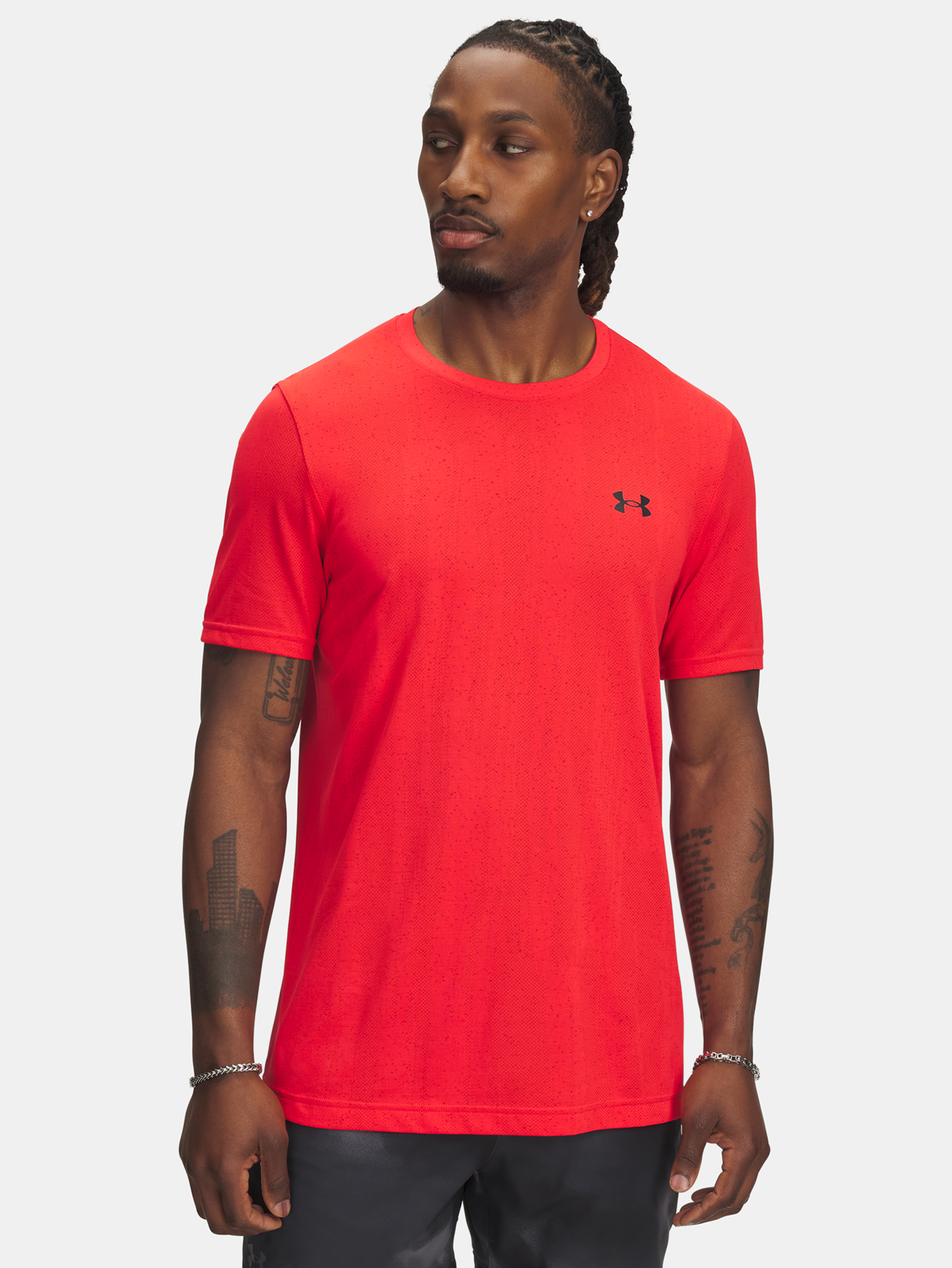 Férfi póló Under Armour Vanish Seamless Novelty SS-RED