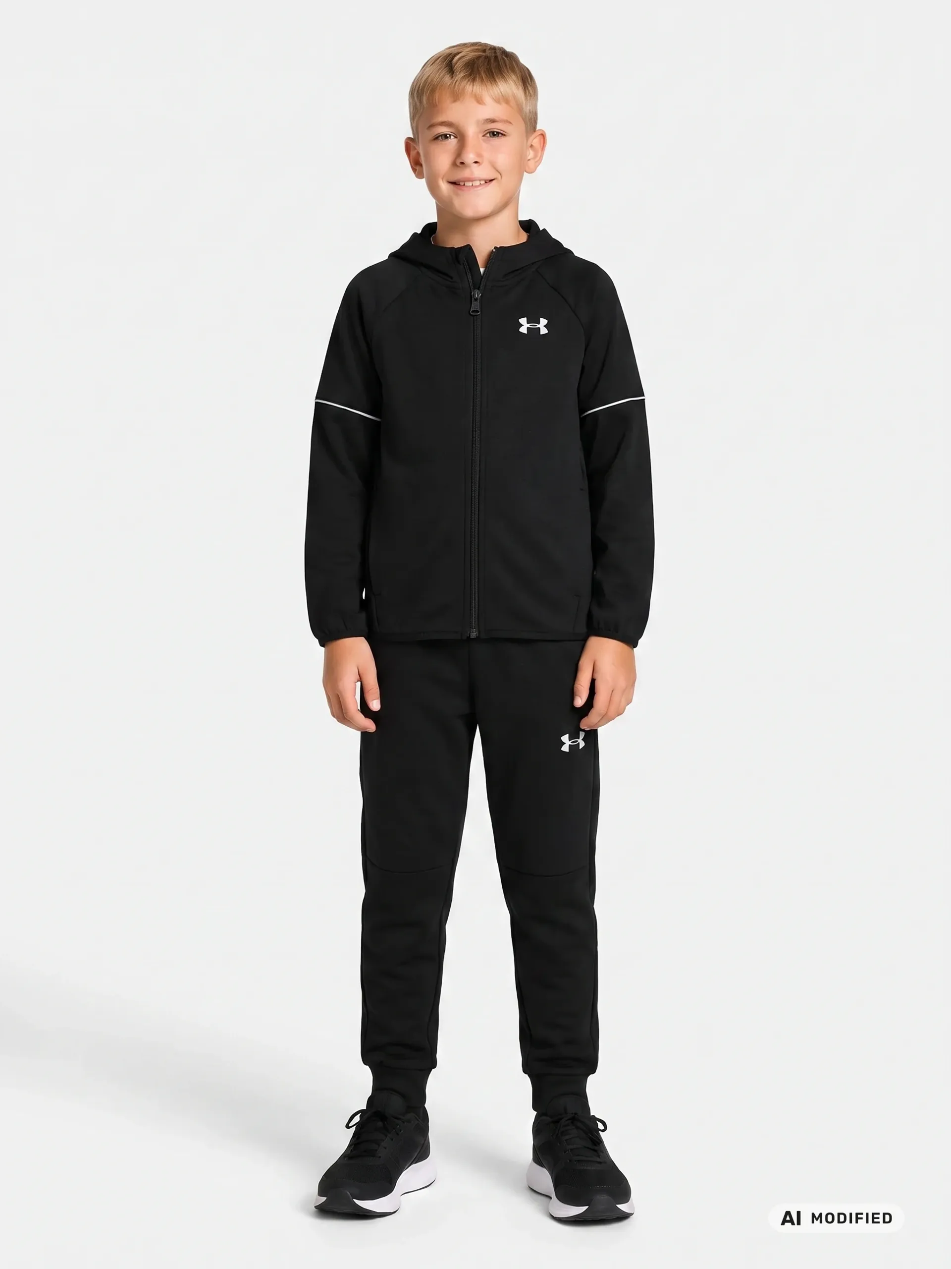 Fantovski set Under Armour UA DOUBLE KNIT FZ SET - 001