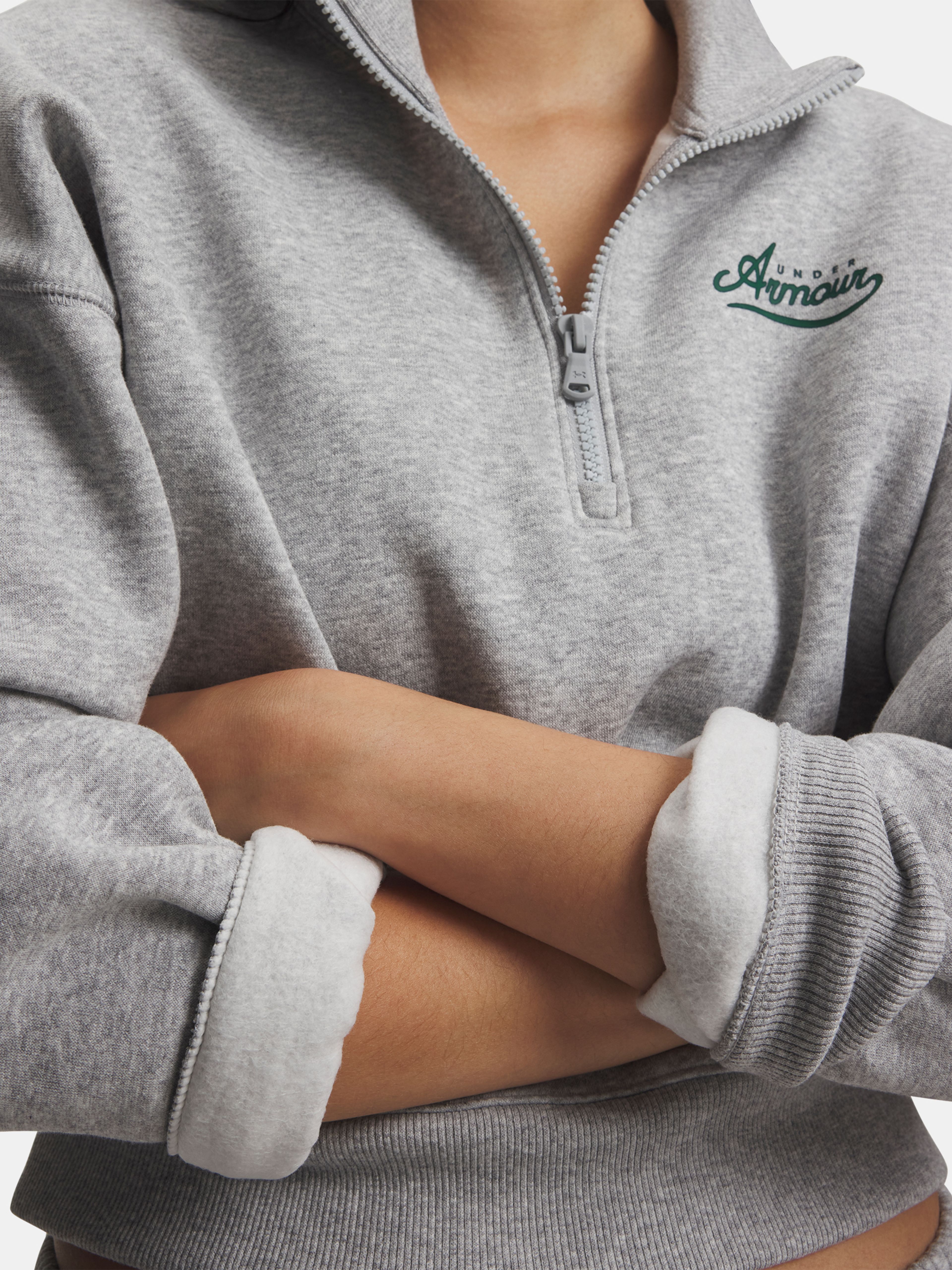 Naiste dressipluus Under Armour RIVAL FLEECE VARSITY HZ - 003