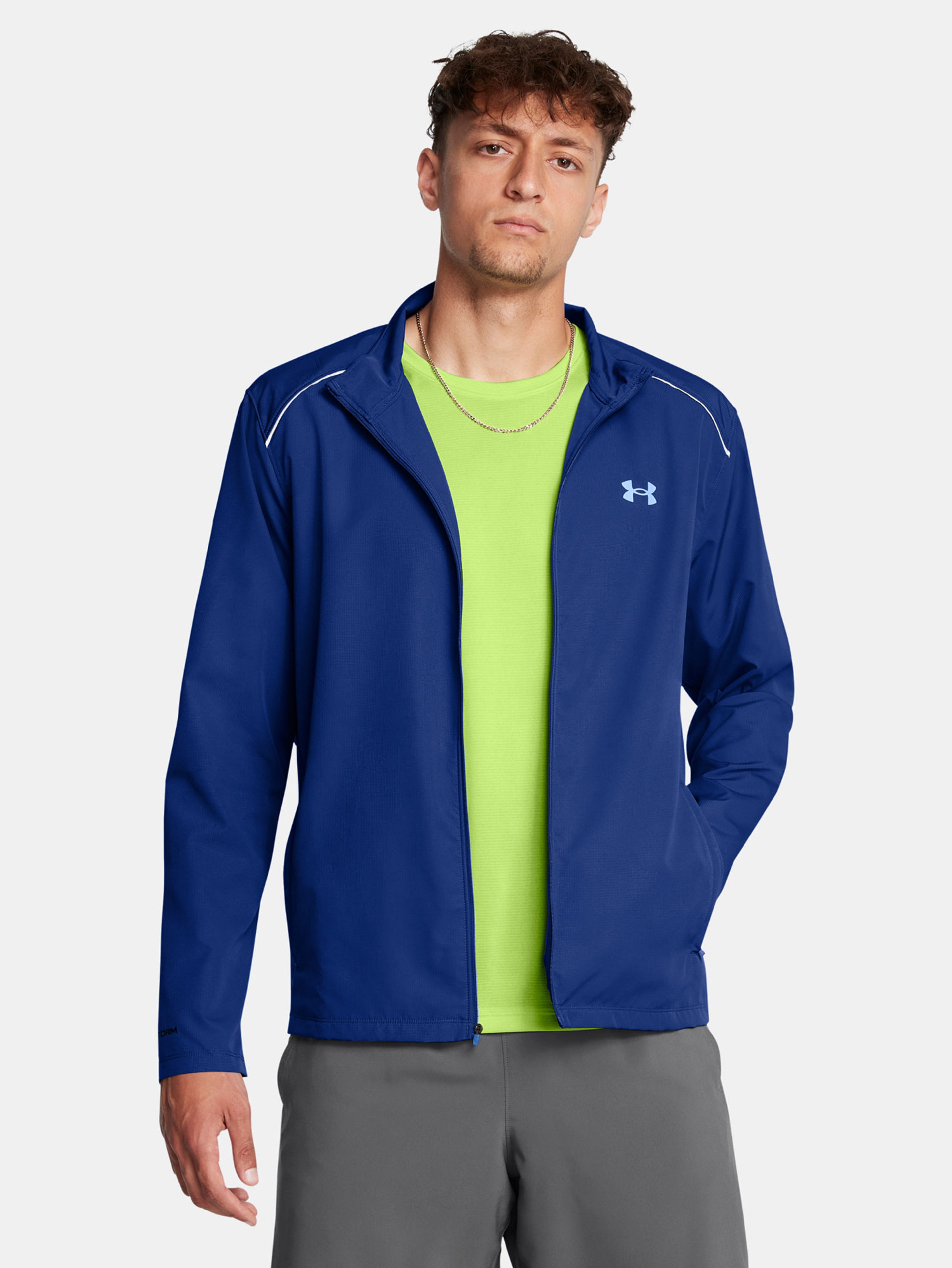Férfi dzseki Under Armour UA Launch Jacket-BLU