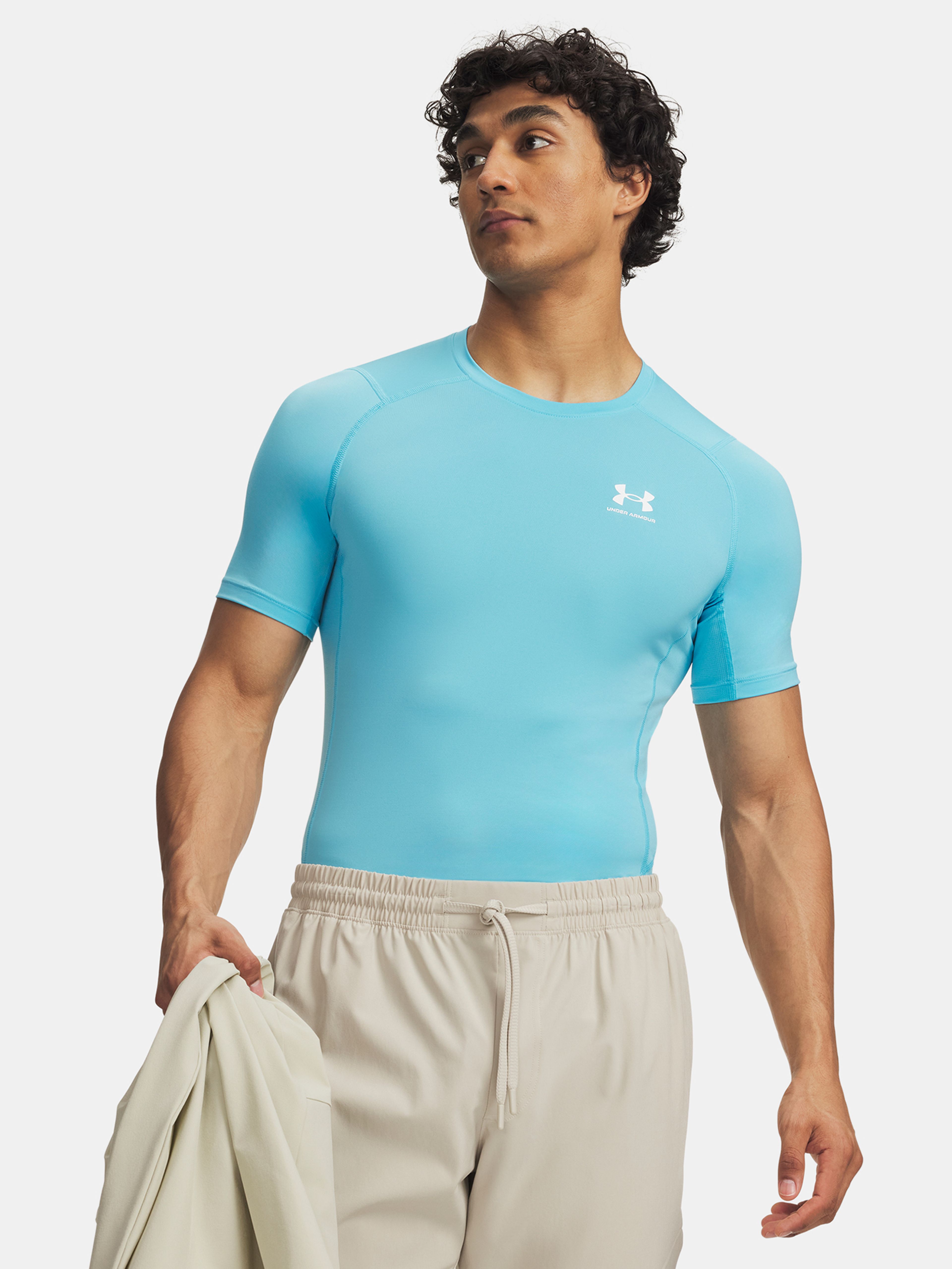 Pánske tričko Under Armour HEATGEAR Comp SS - 001