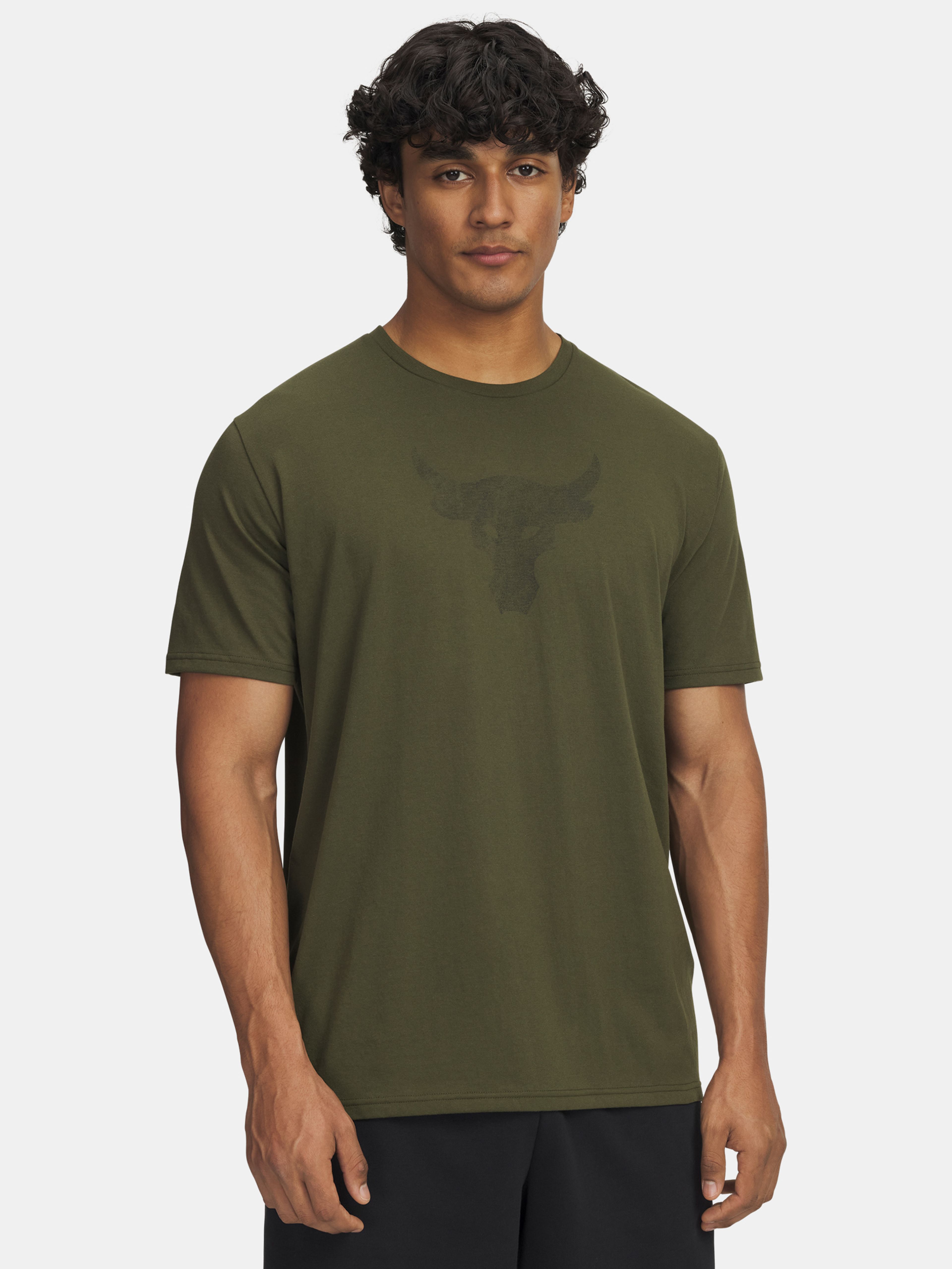 Férfi póló Under Armour UA Pjt Rck Brahma Bull SS-GRN