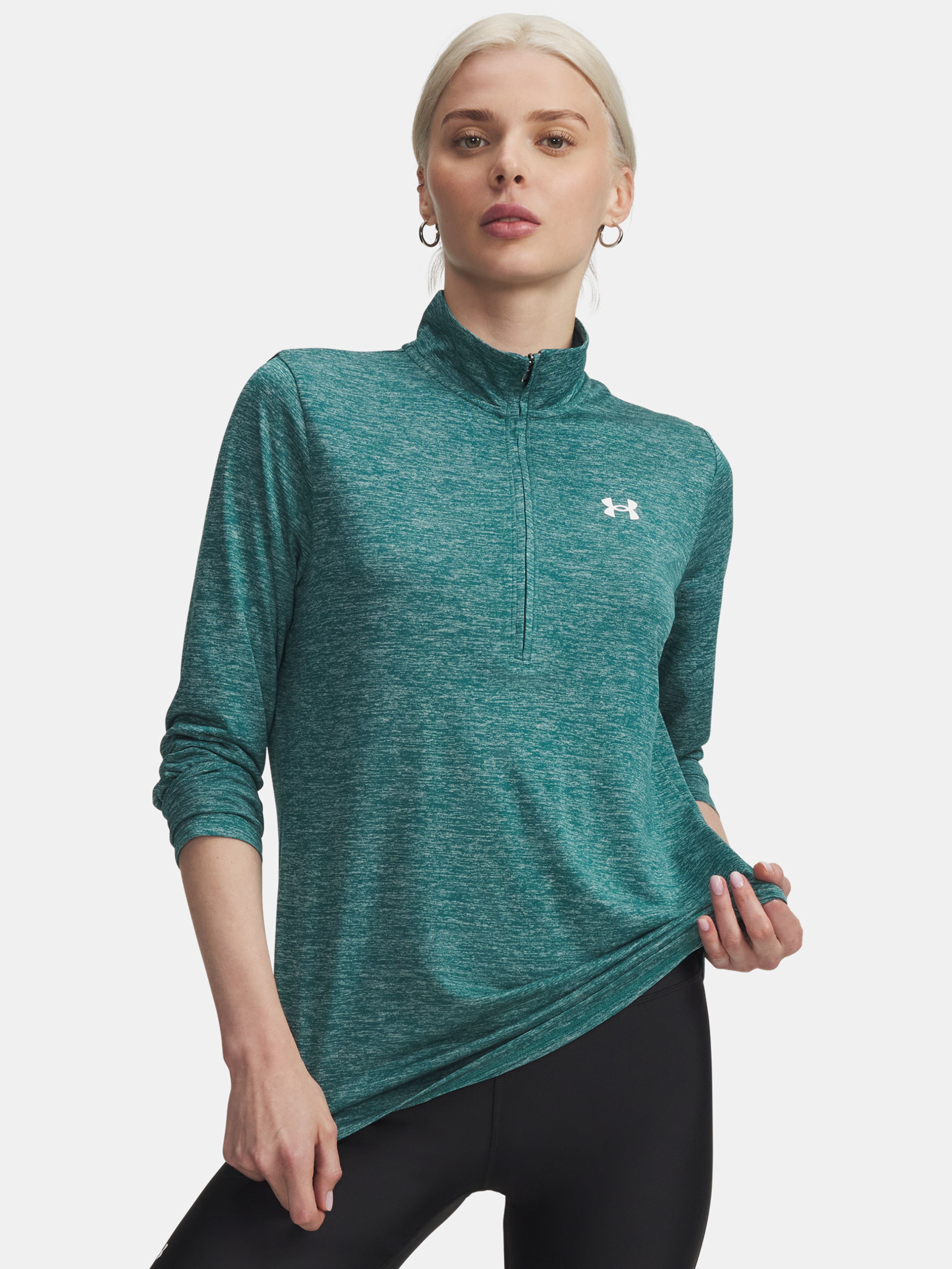 Női póló Under Armour Tech 1/2 Zip- Twist