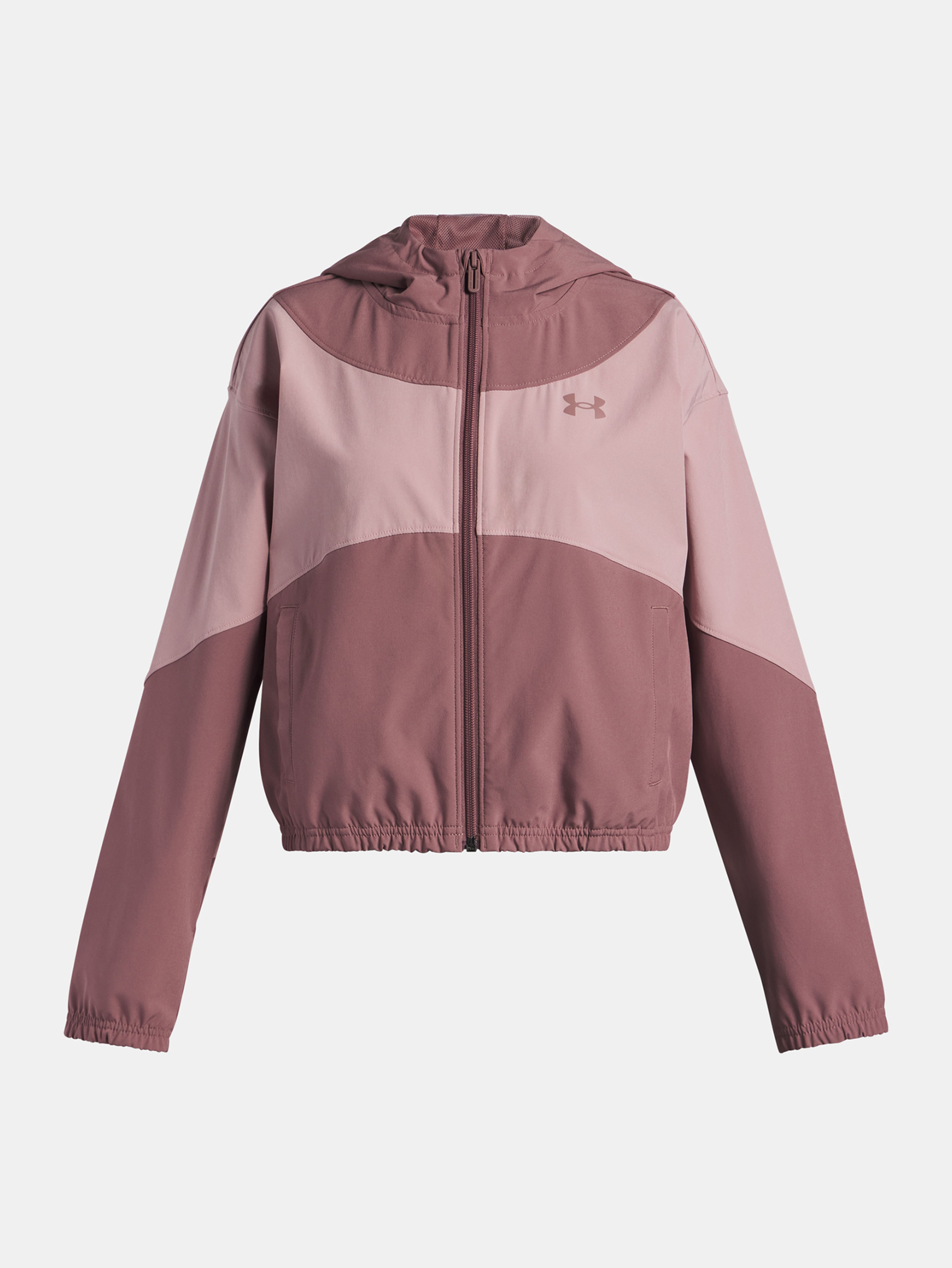 Dievčenská bunda Under Armour UA Rival Woven HD Jacket-BRN