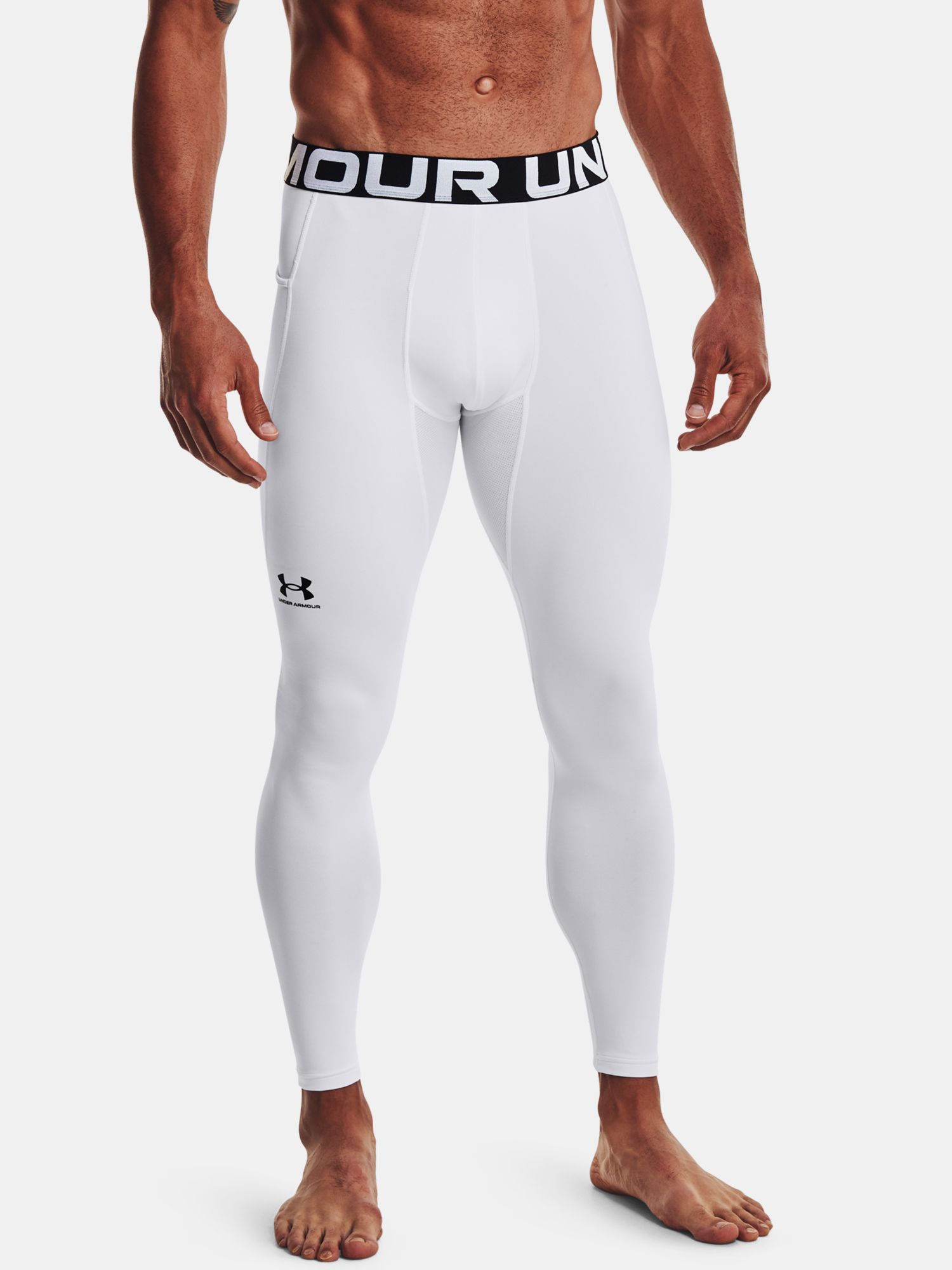 Under Armour Men's Cg Armour Performance Leggings Blue Size Small