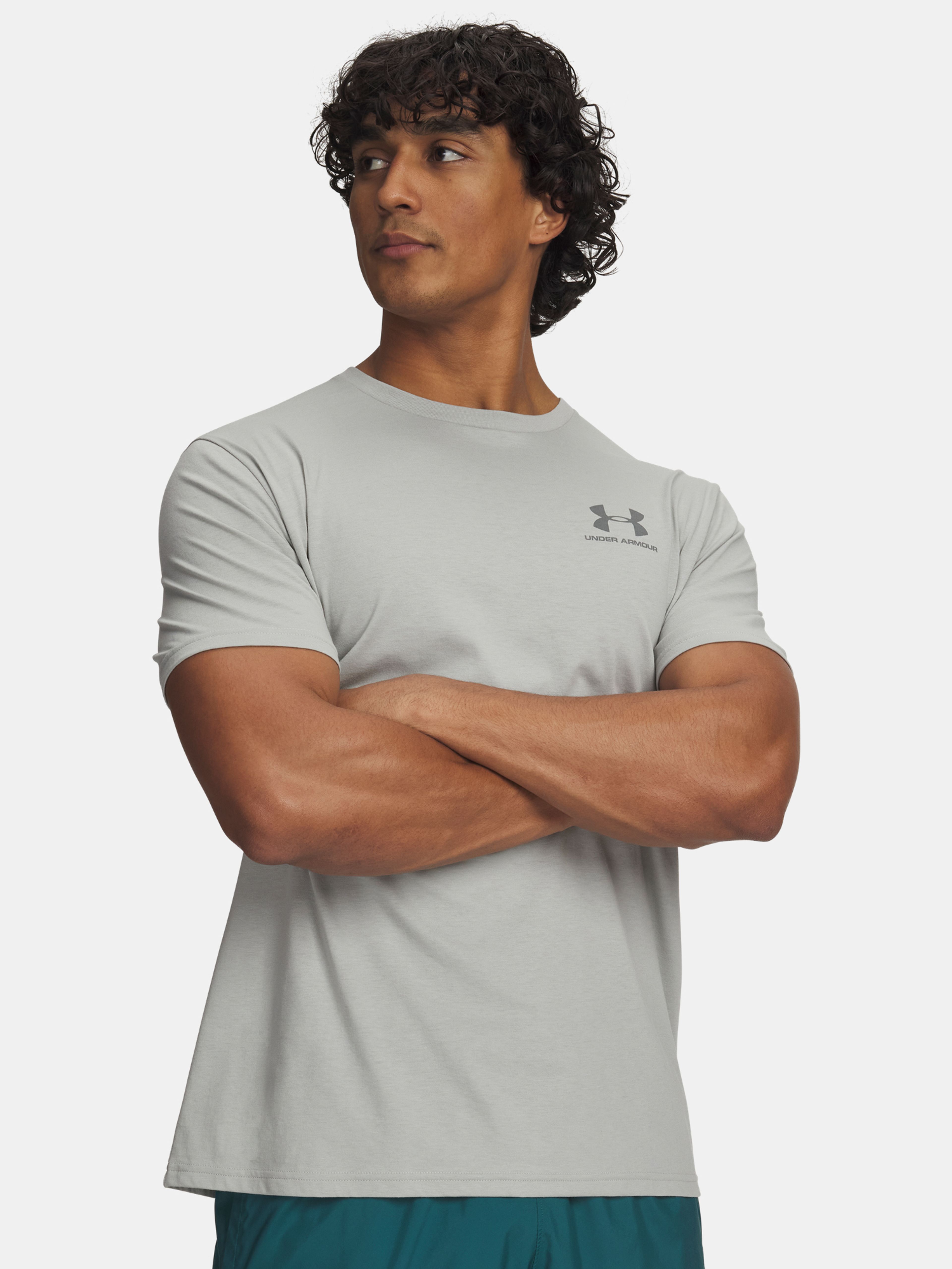 Pánské tričko Under Armour UA M SPORTSTYLE LC SS-GRY