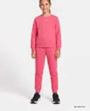 Lány szett Under Armour UA RIVAL CREWNECK SET-Rózsaszínű - 001