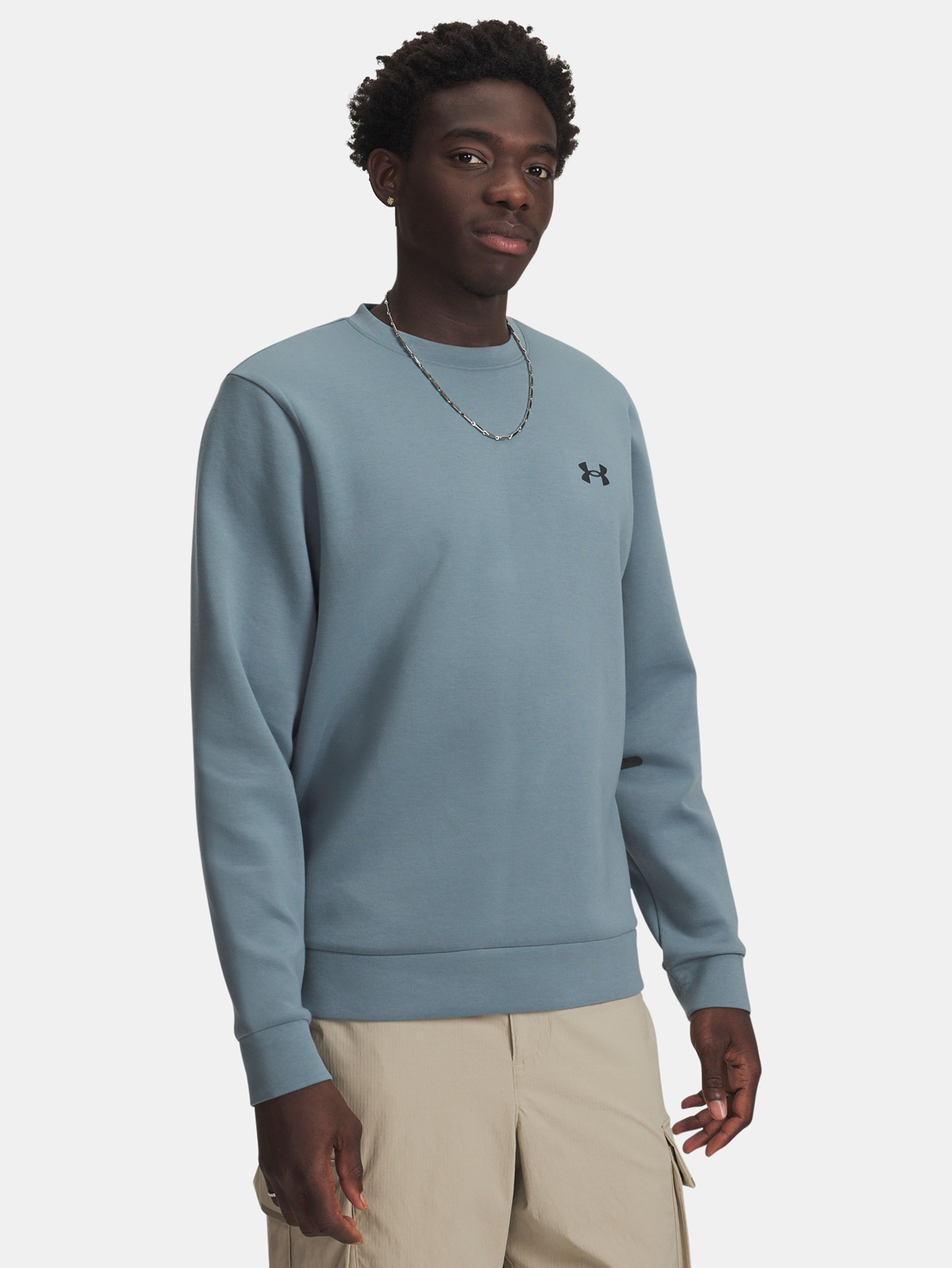 Moški pulover  Under Armour UA Unstoppable Flc Crew EU-BLU