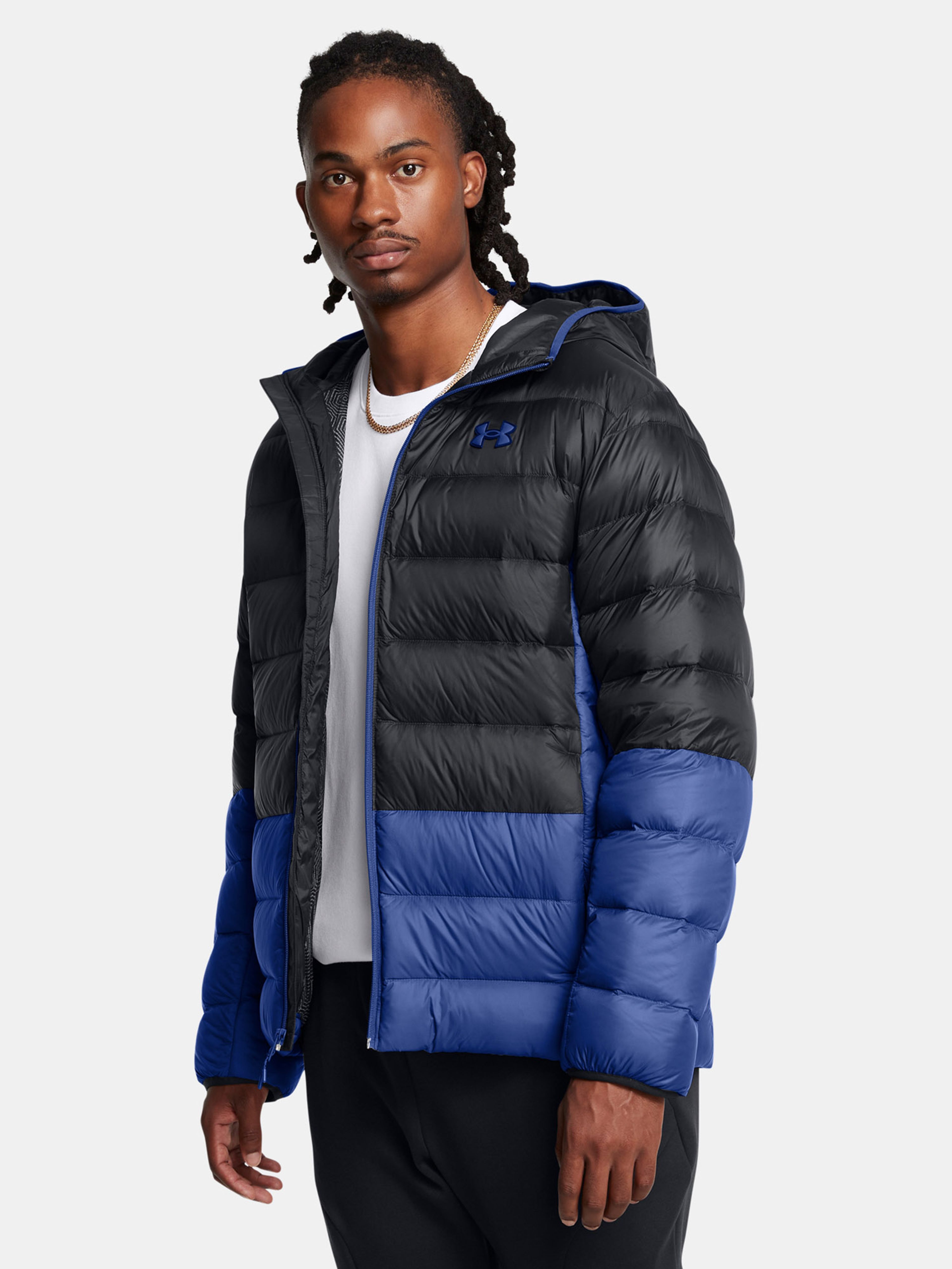 Férfi dzseki Under Armour LEGEND DOWN HOODED JACKET