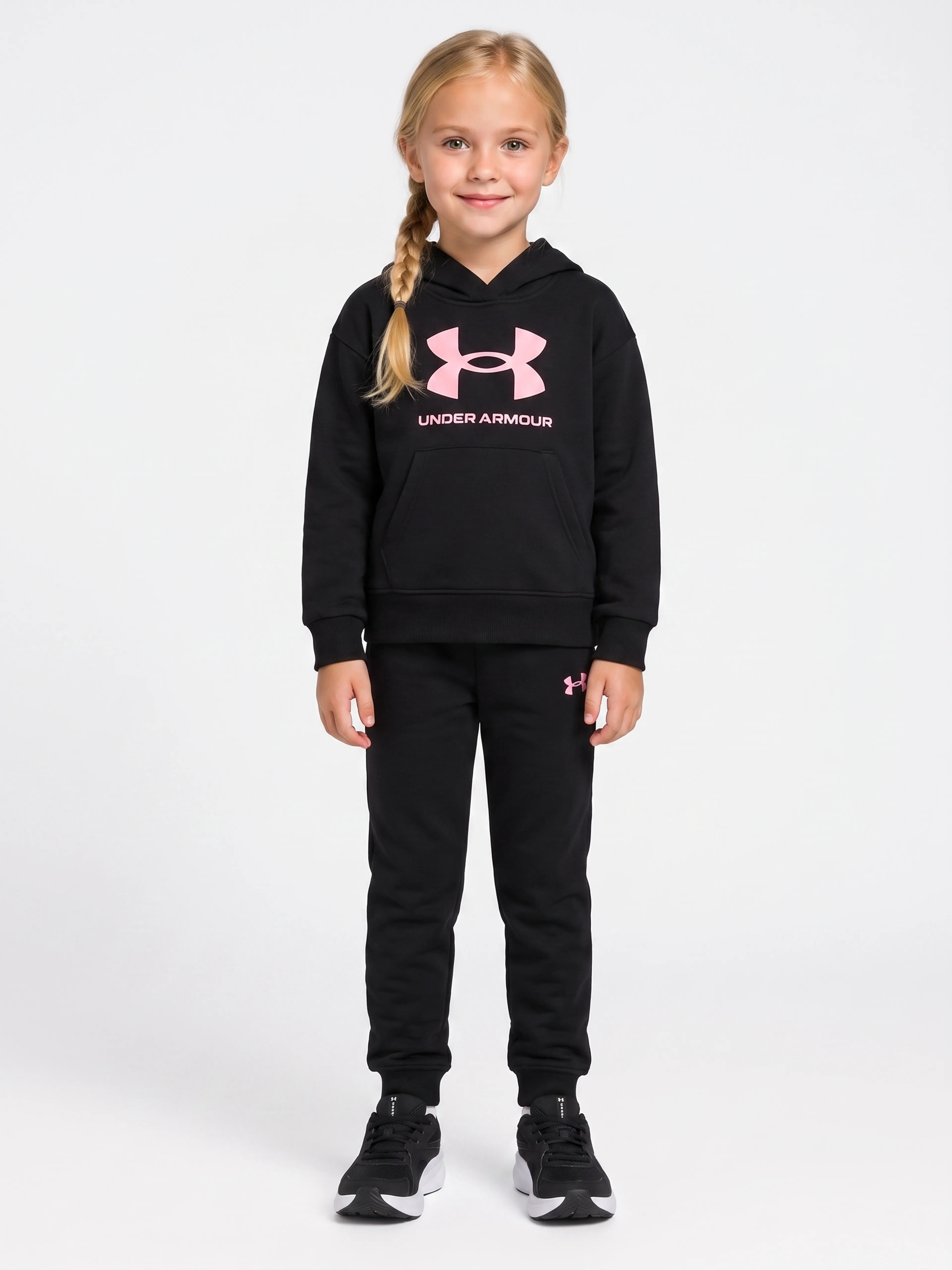 Dievčenský set Under Armour UA RIVAL PULLOVER SET - 001