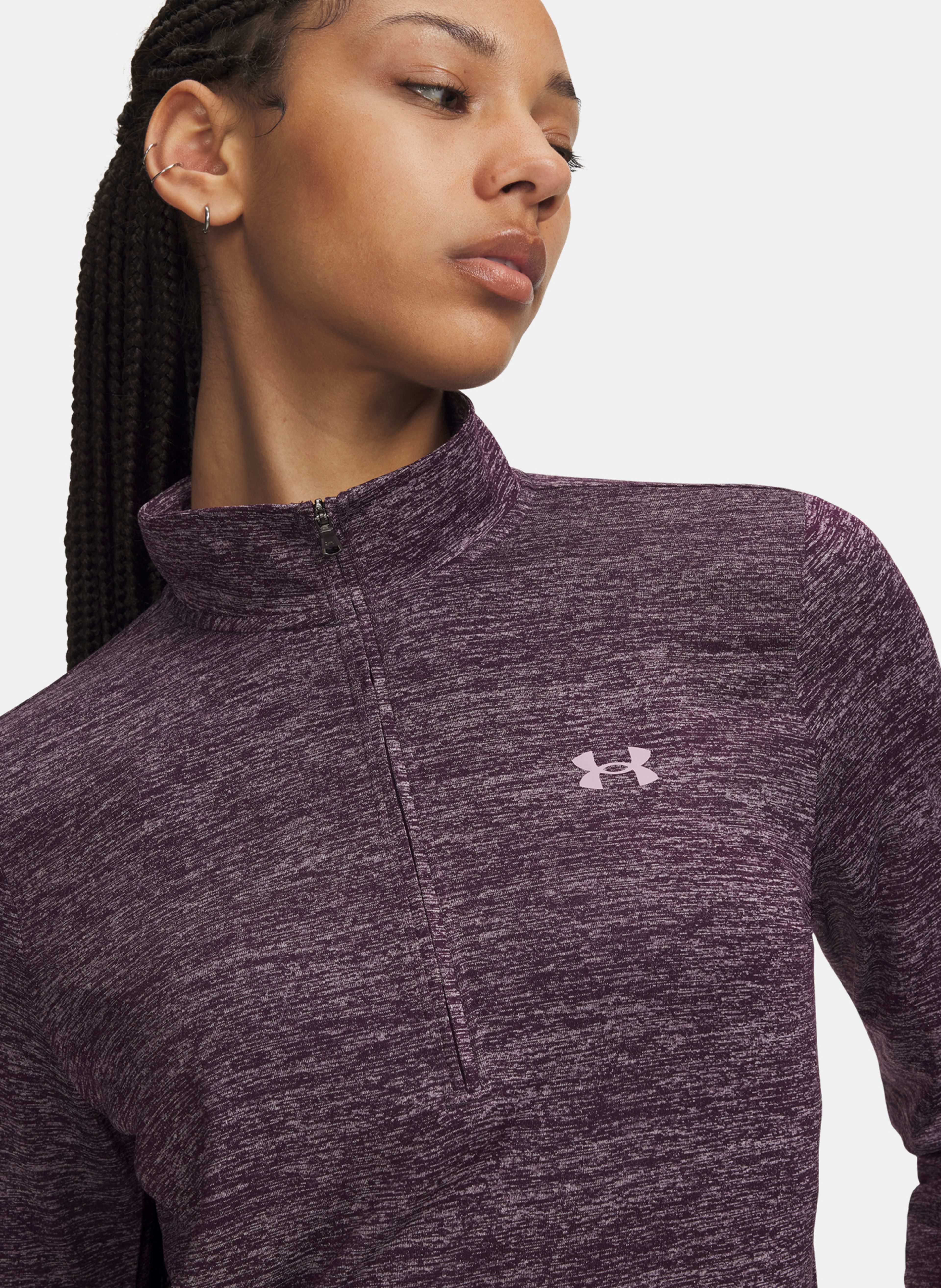 Női póló Under Armour Tech 1/2 Zip- Twist - 003