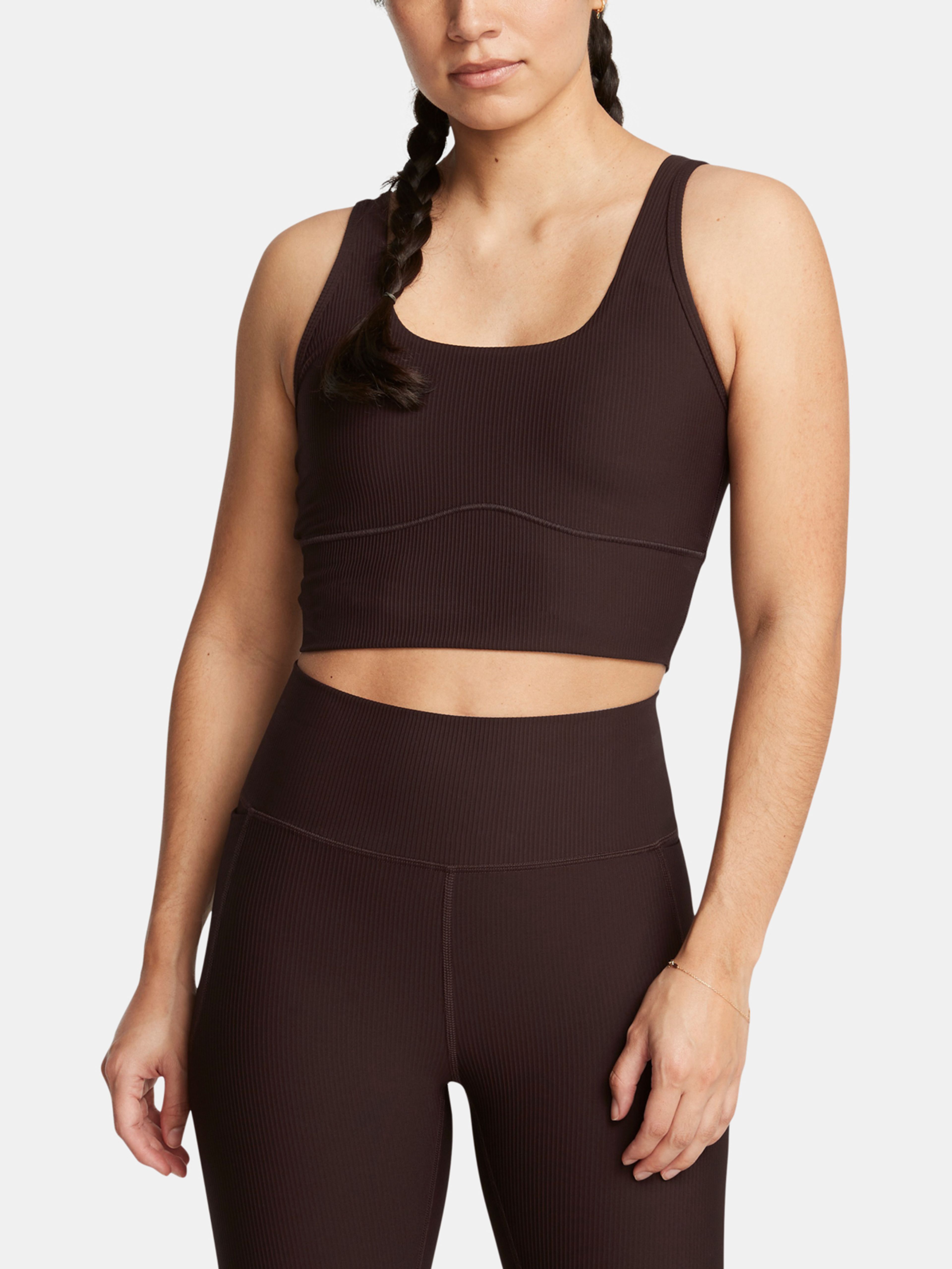 Dámske tielko Under Armour Meridian Rib Crop Tank