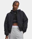 Naiste jope Under Armour Latitude Hooded Bomber Jkt-Must - 001
