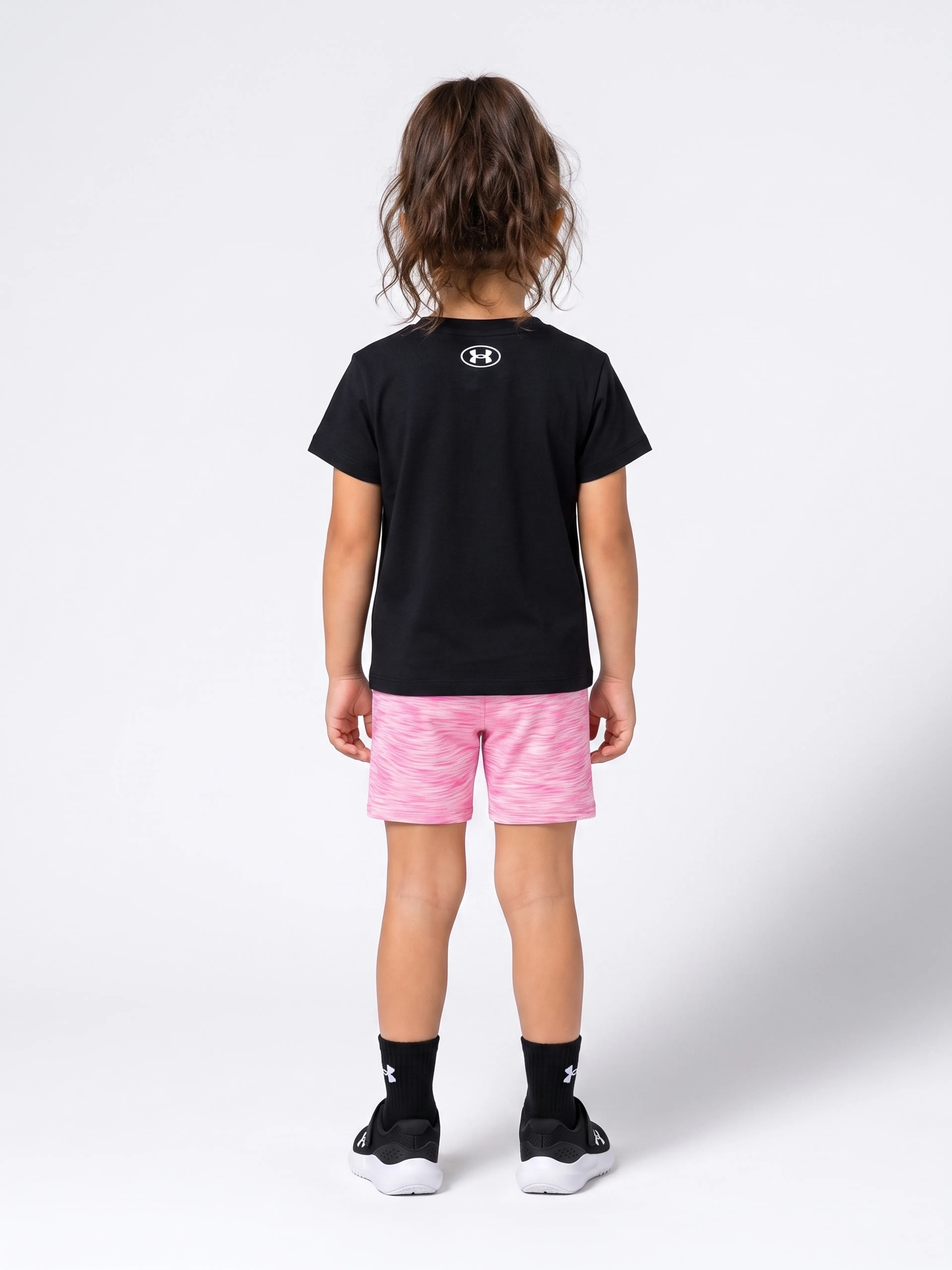 Dievčenský set Under Armour UA TWIST BIKE SHORT SET-BLK - 004