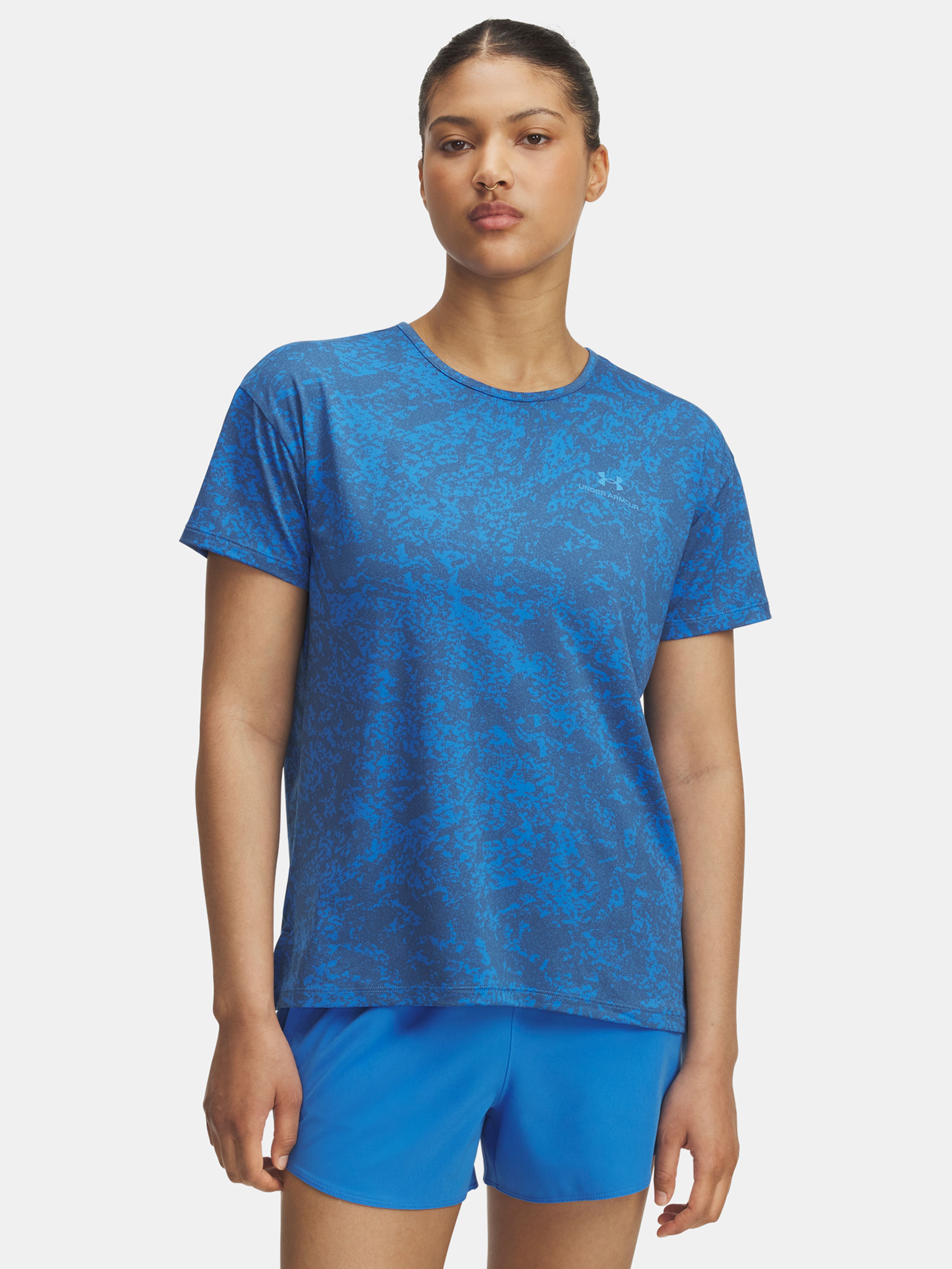 Dámske tričko Under Armour Vanish Energy SS 2.0 Print-BLU