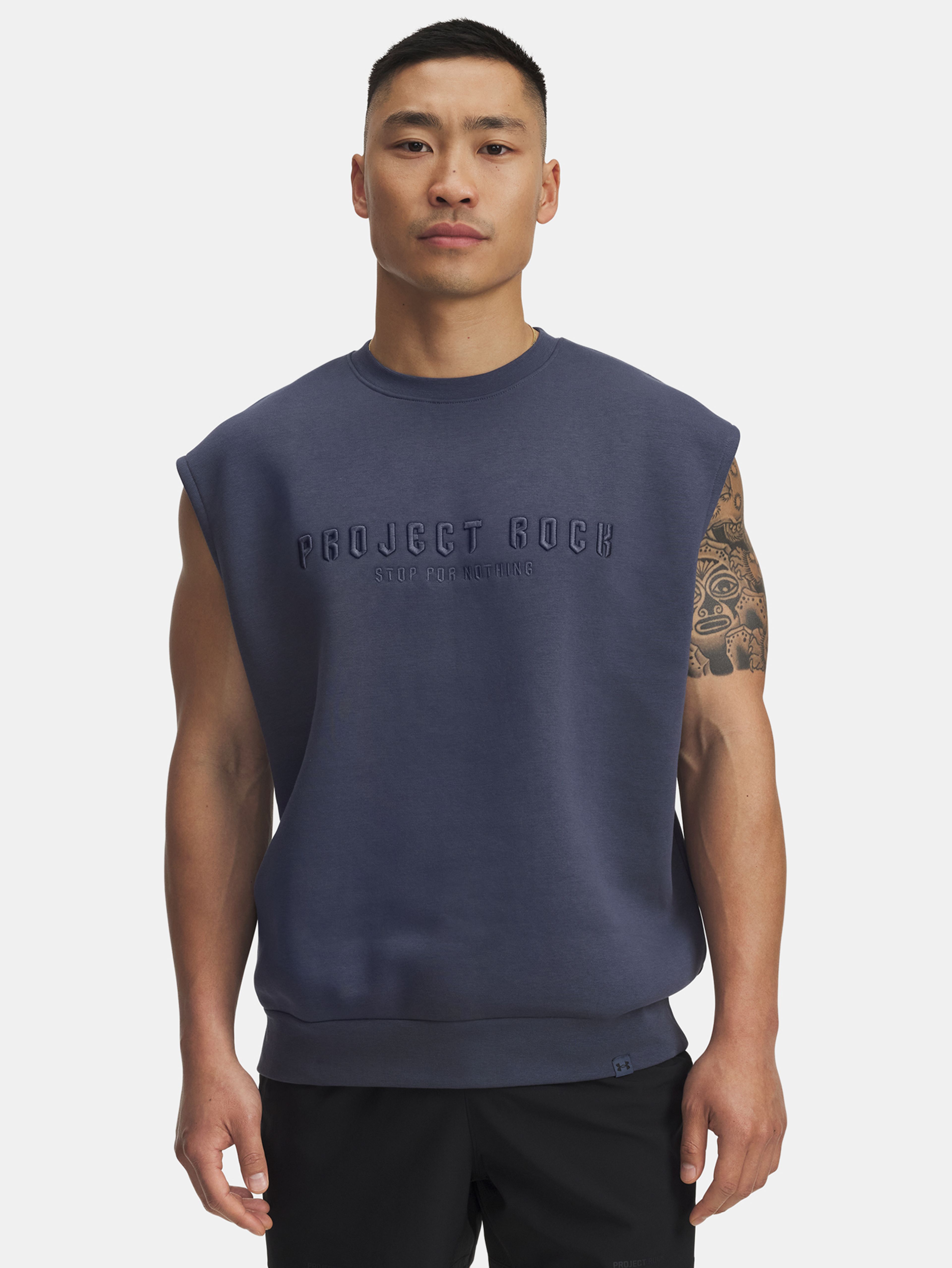 Moška majica brez rokavov Under Armour Pjt Rck Icon Sleeveless-GRY
