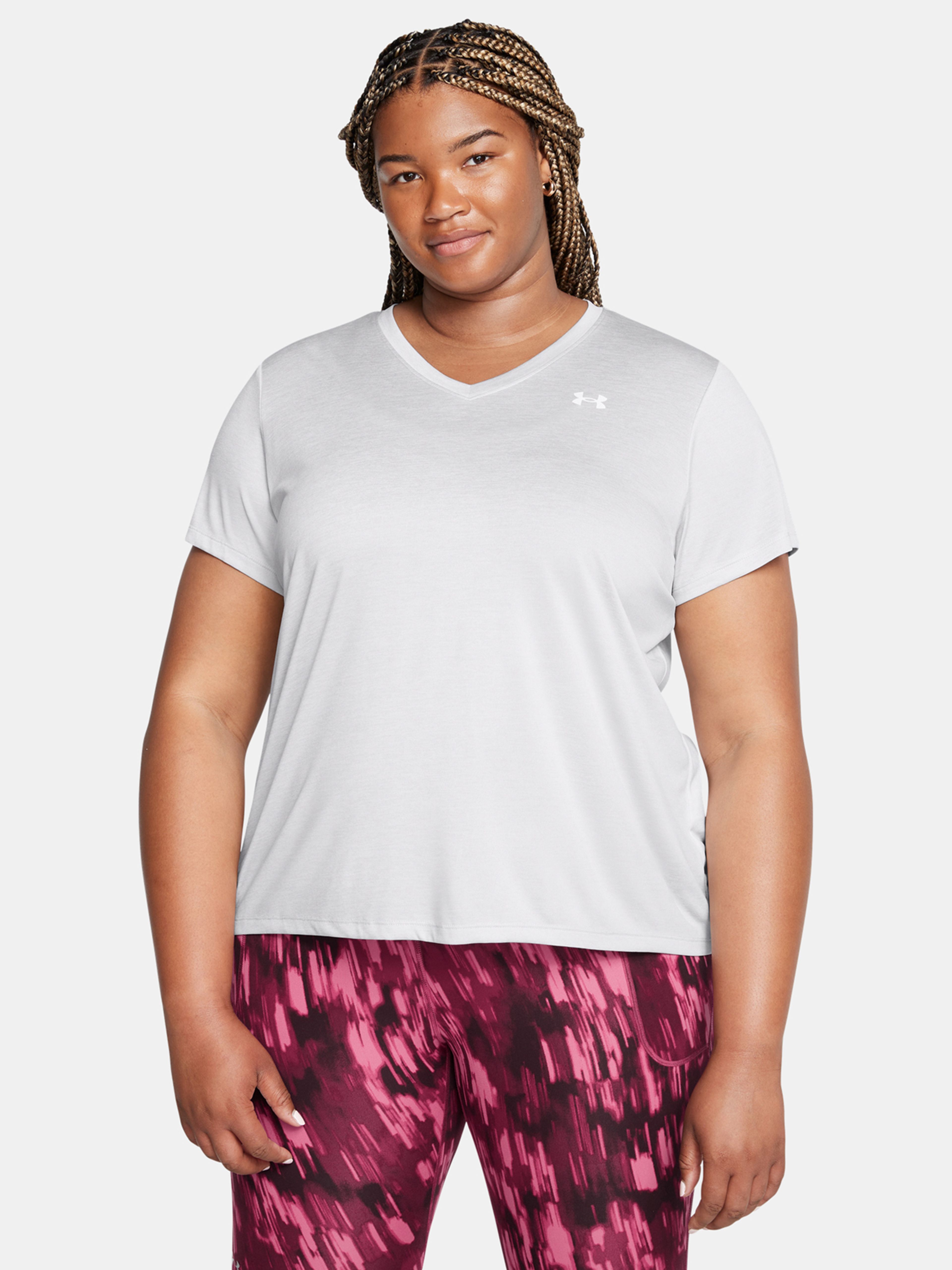 Női póló Under Armour Tech SSV- Twist&-GRY