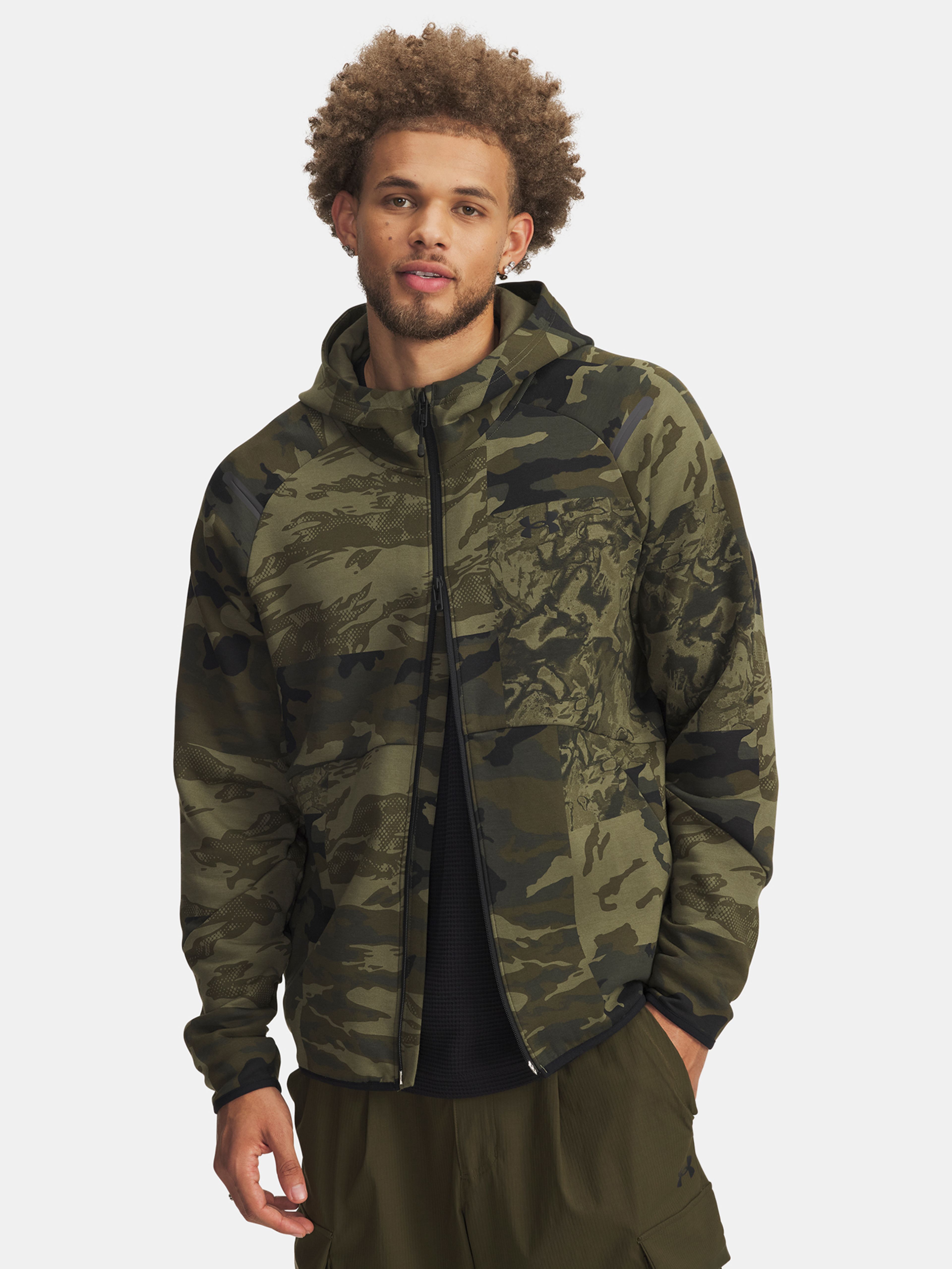 Vyriškas bliuzonas Under Armour UA Unstoppable Flc Camo FZ-GRN