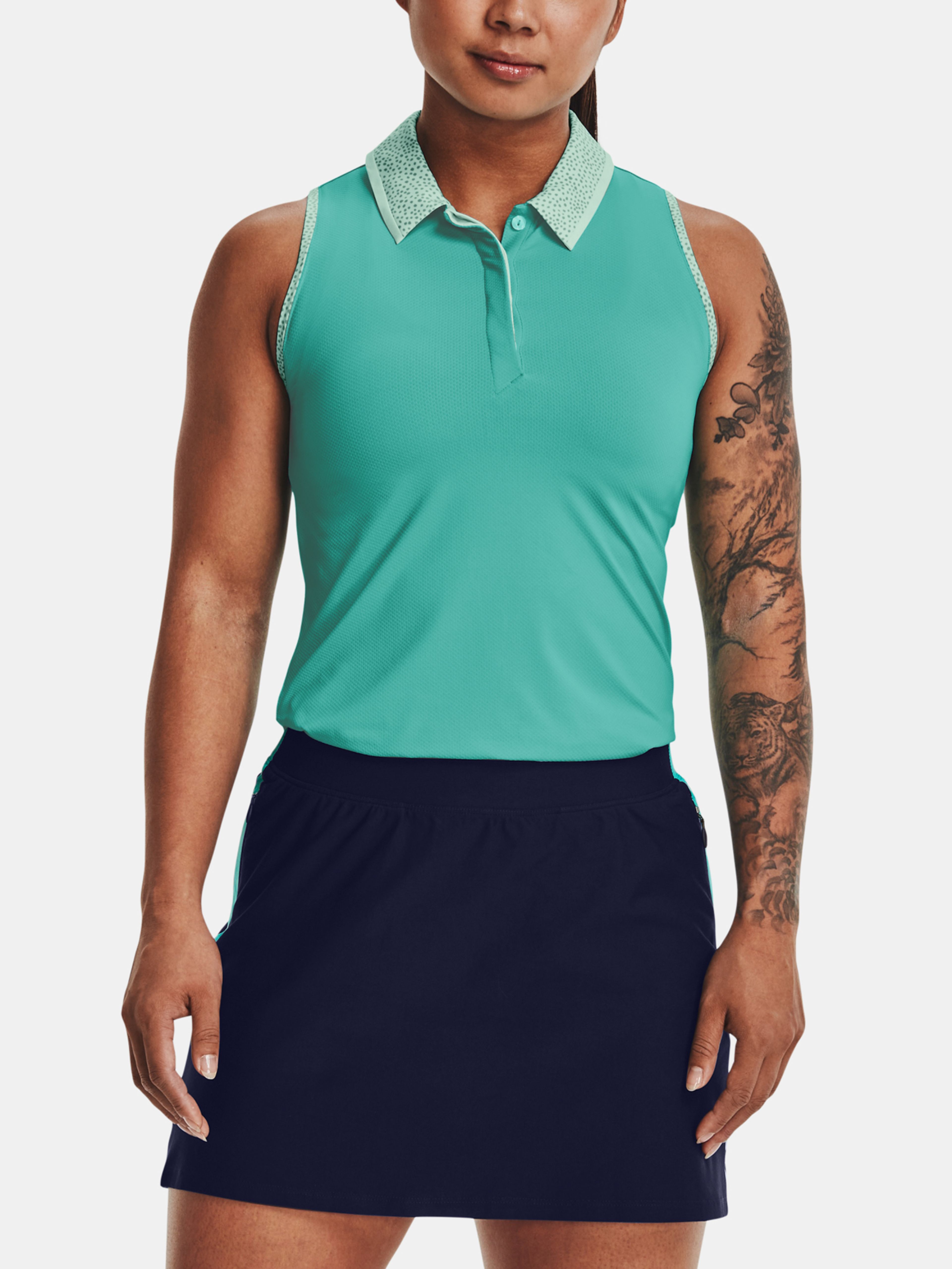 Ženska majica brez rokavov Under Armour UA Iso-Chill Sleeveless Polo