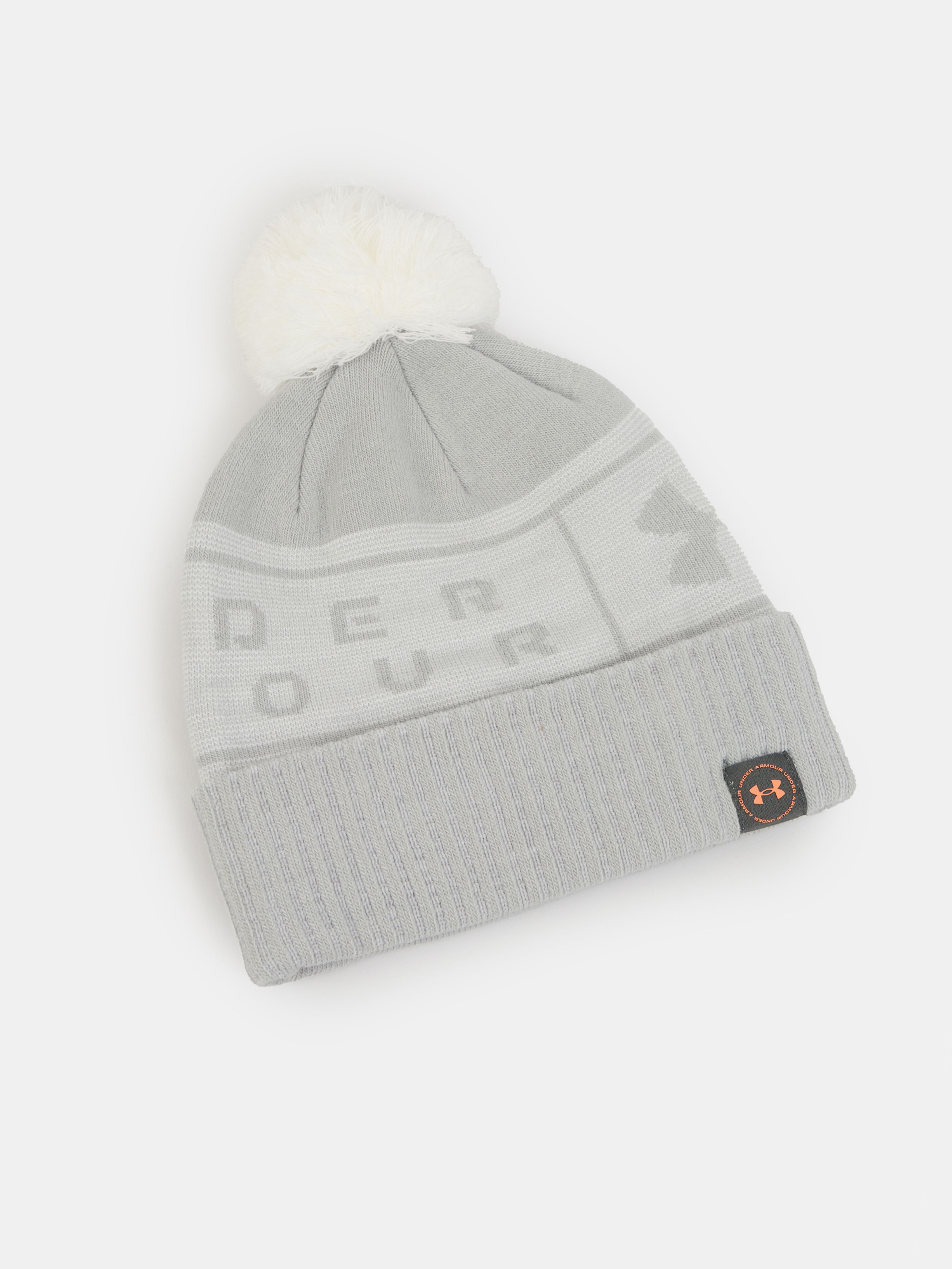 Pánská čepice Under Armour UA Big Logo Pom Beanie-GRY
