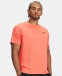 Férfi póló Under Armour UA Tech Textured SS-BLK-Piros - 004