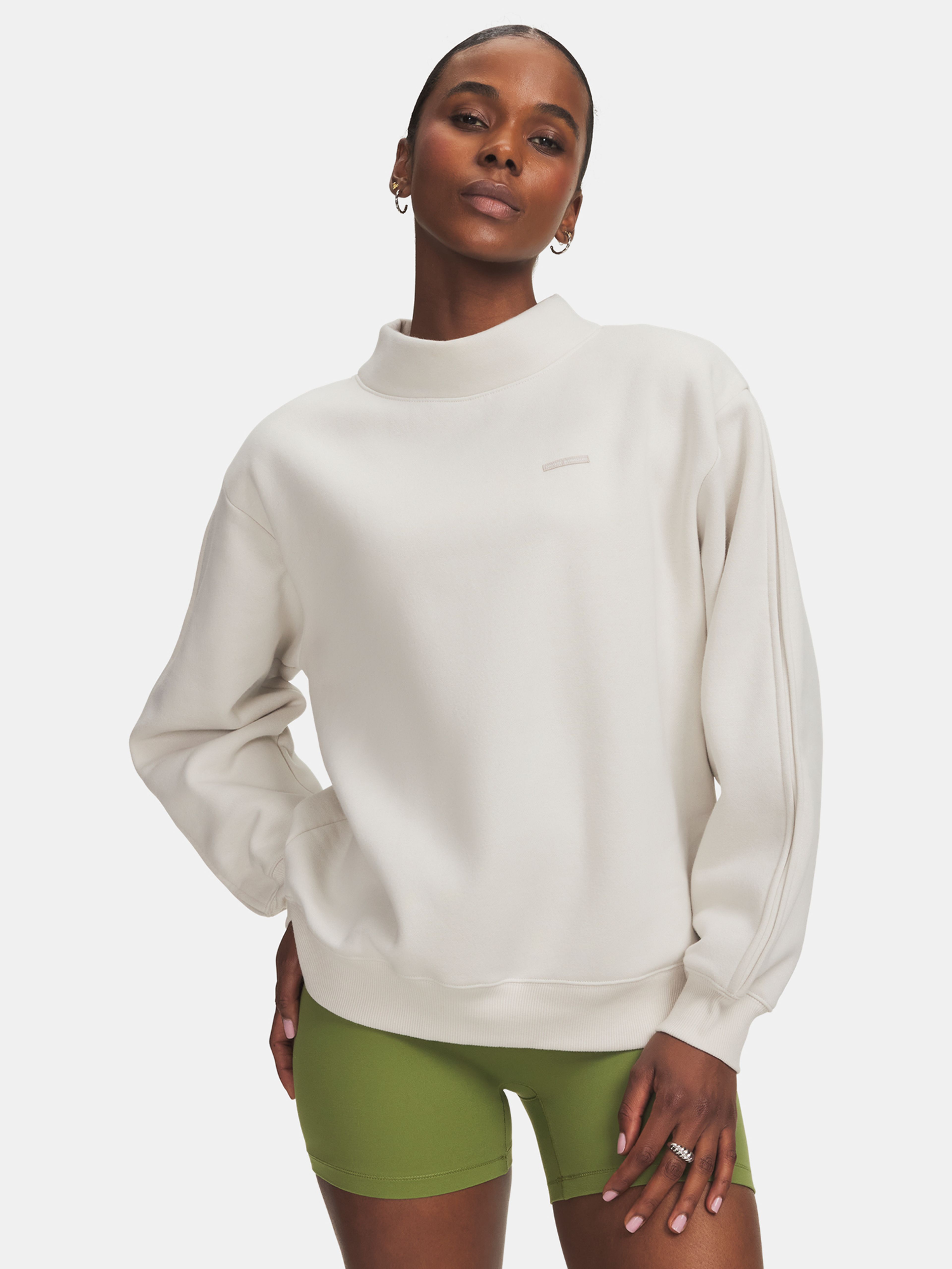 Női felső Under Armour Icon Sama Flc Mock - 001