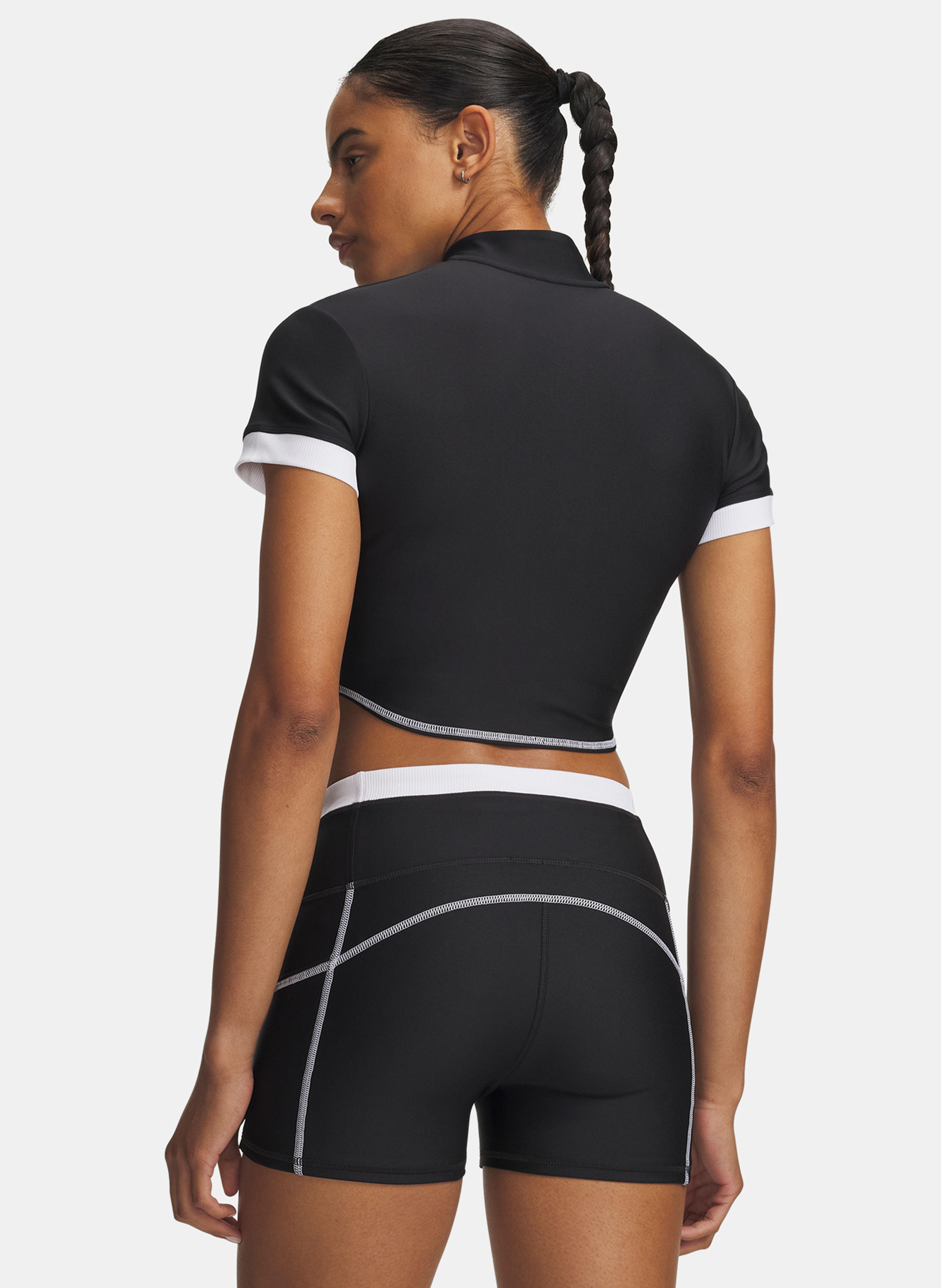 Naiste t-särk Under Armour UA HeatGear Novelty SS FZ - 002