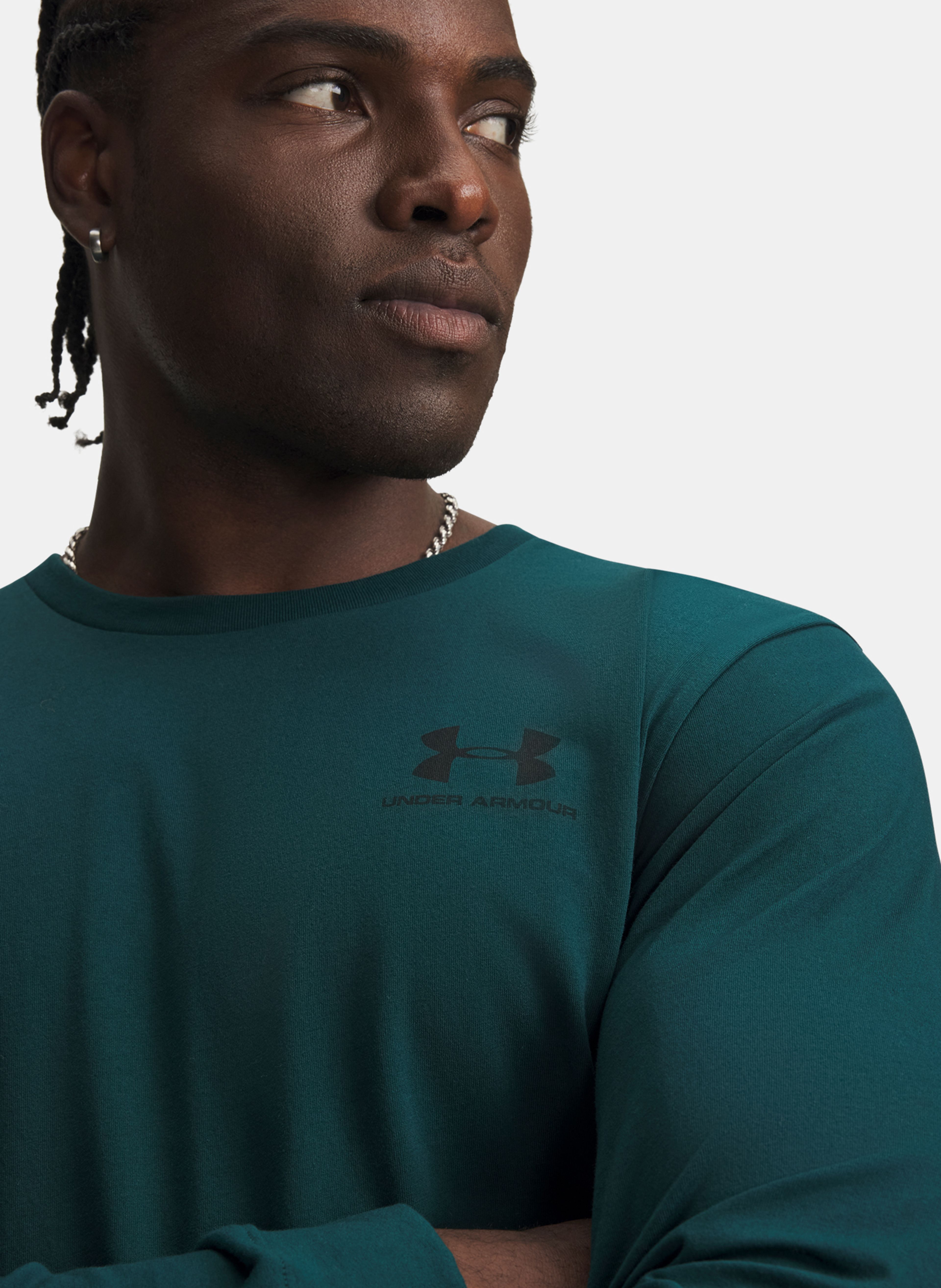 Meeste t-särk Under Armour UA SPORTSTYLE LEFT CHEST LS - 003