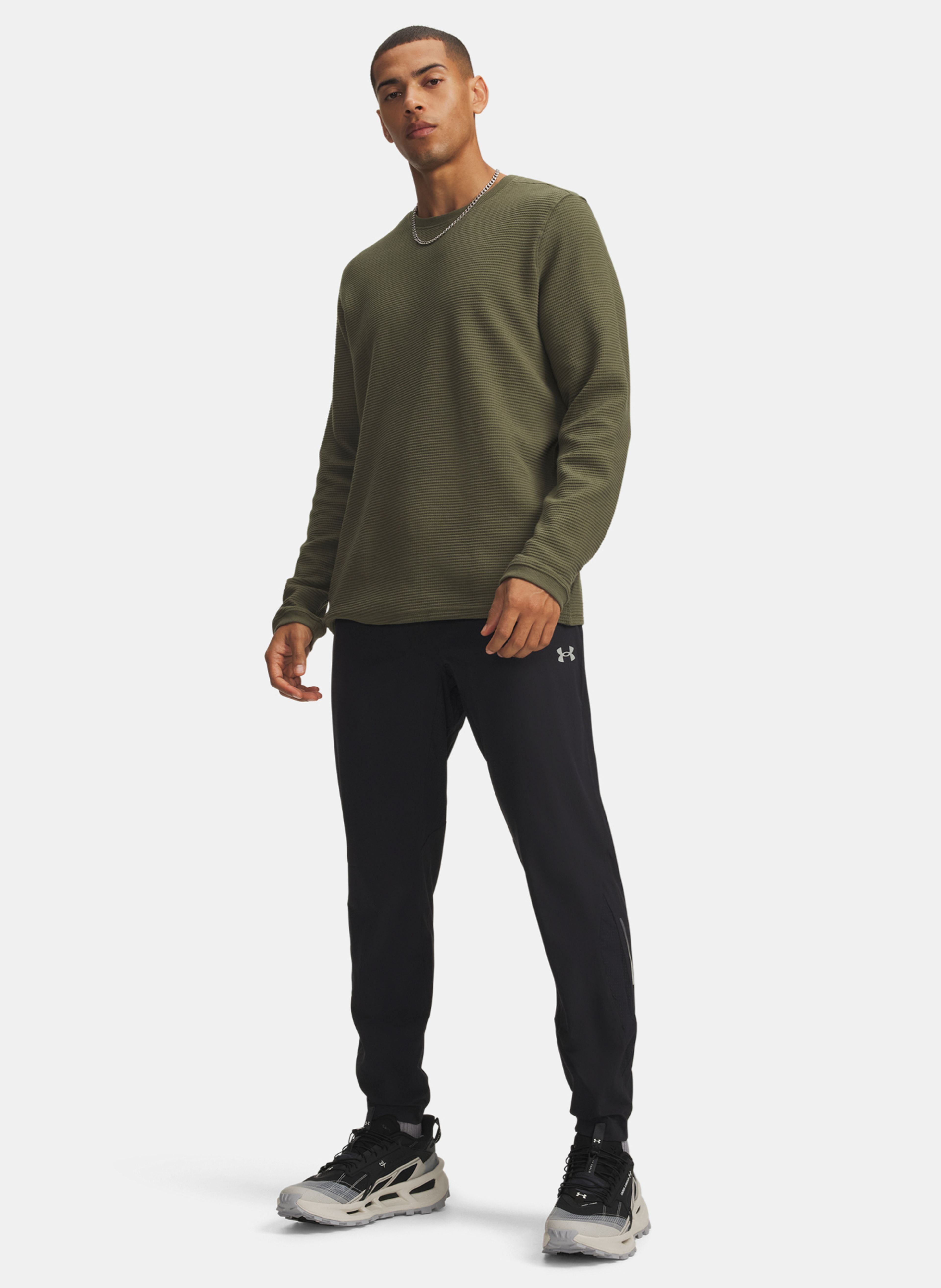 Pánske športové nohavice Under Armour M Explor Trail Run Pant - 004