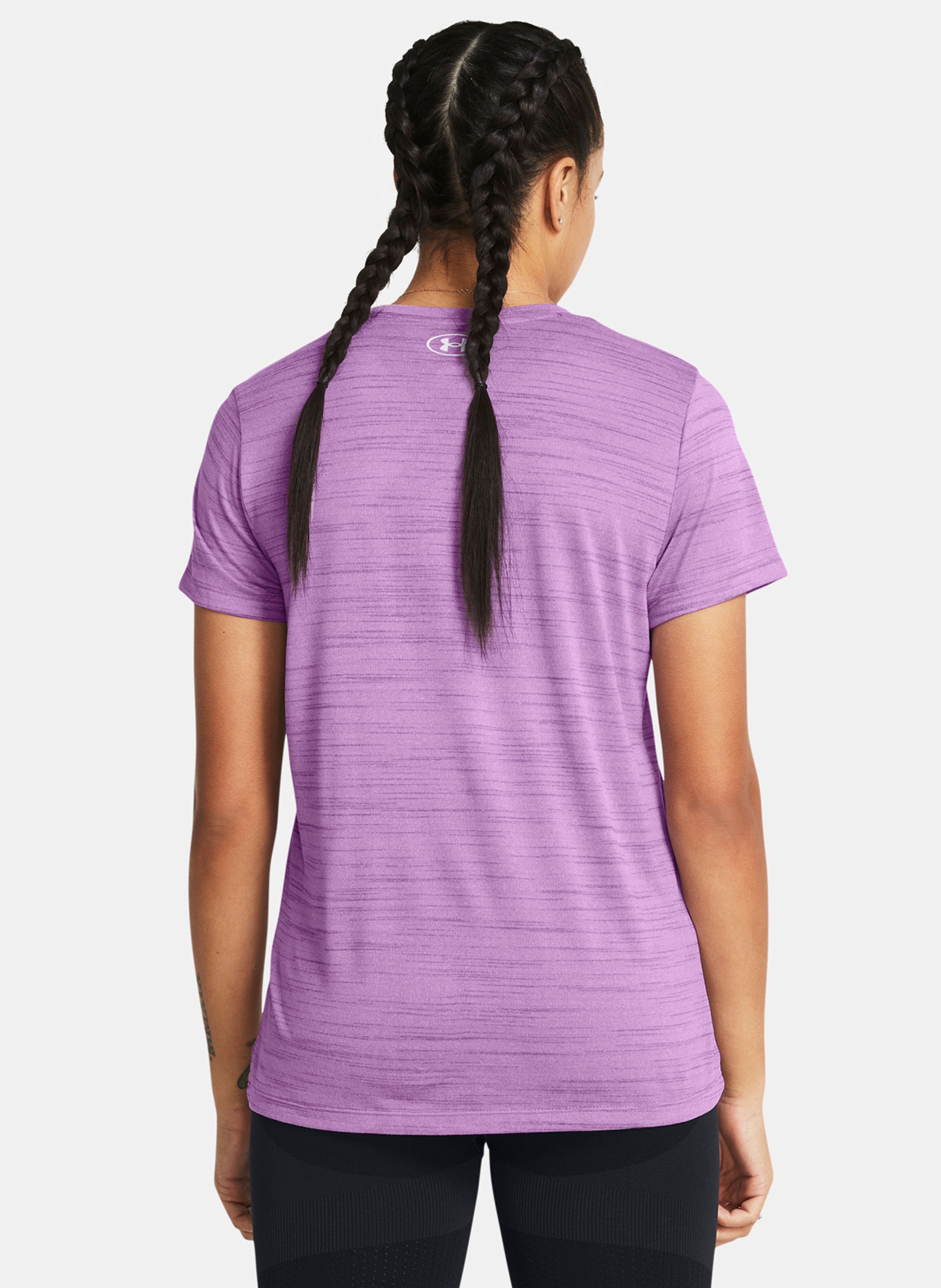 Ženska majica Under Armour Tech Tiger SSC-PPL - 002
