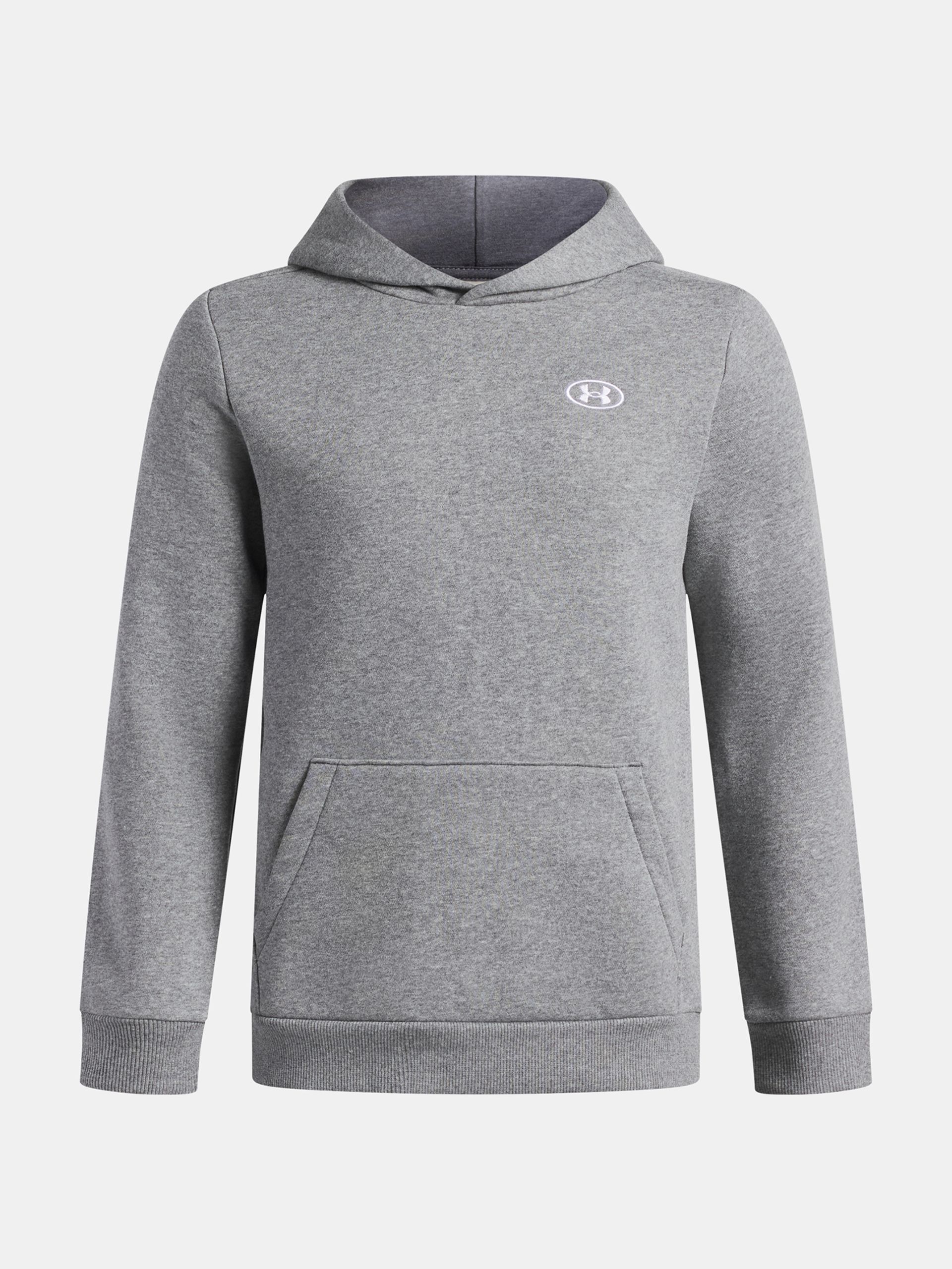 Poiste dressipluus Under Armour UA B RIVAL FLEECE HOODIE - 001