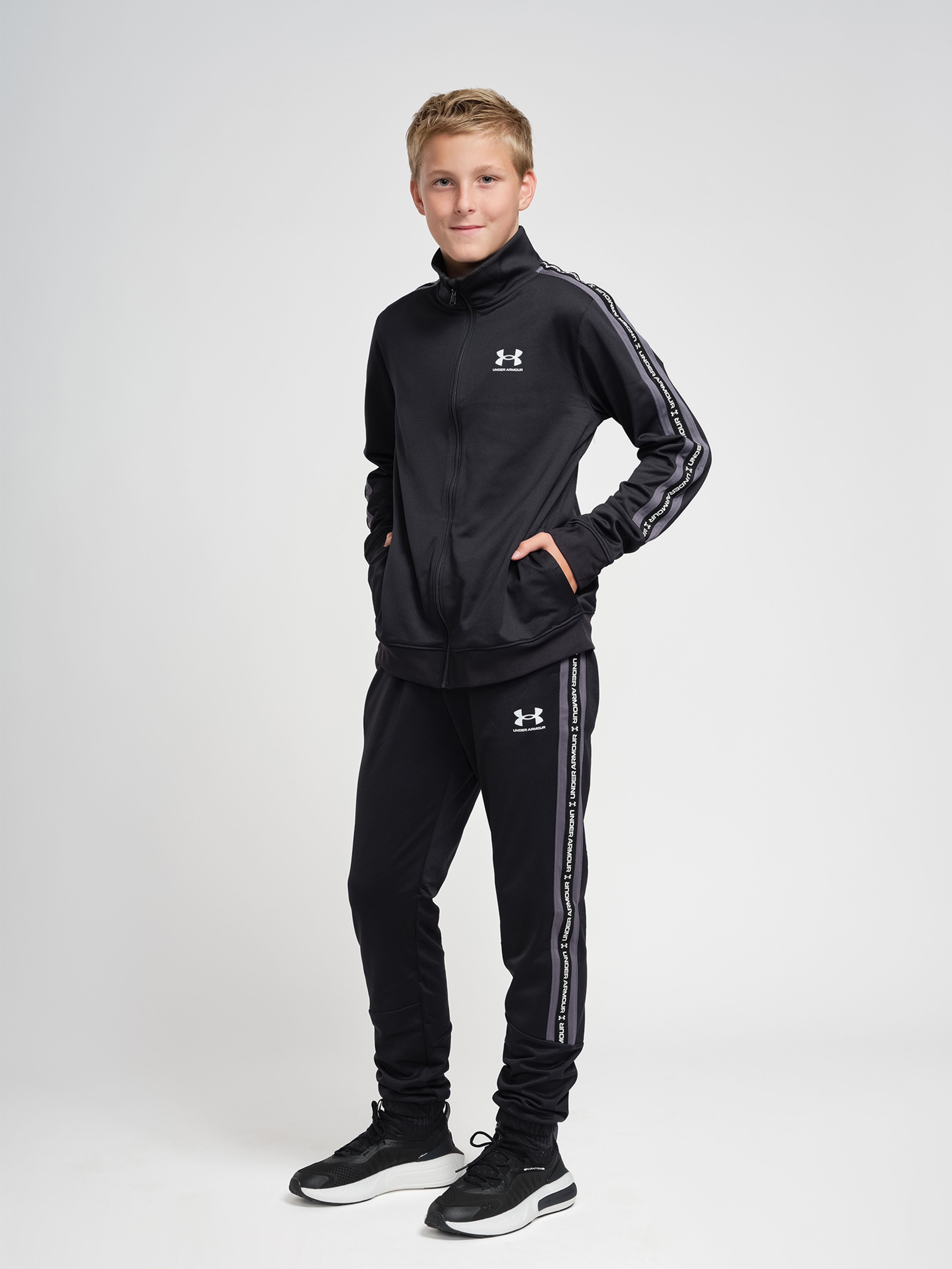 Chlapecká souprava Under Armour UA B Icon Knit Tracksuit